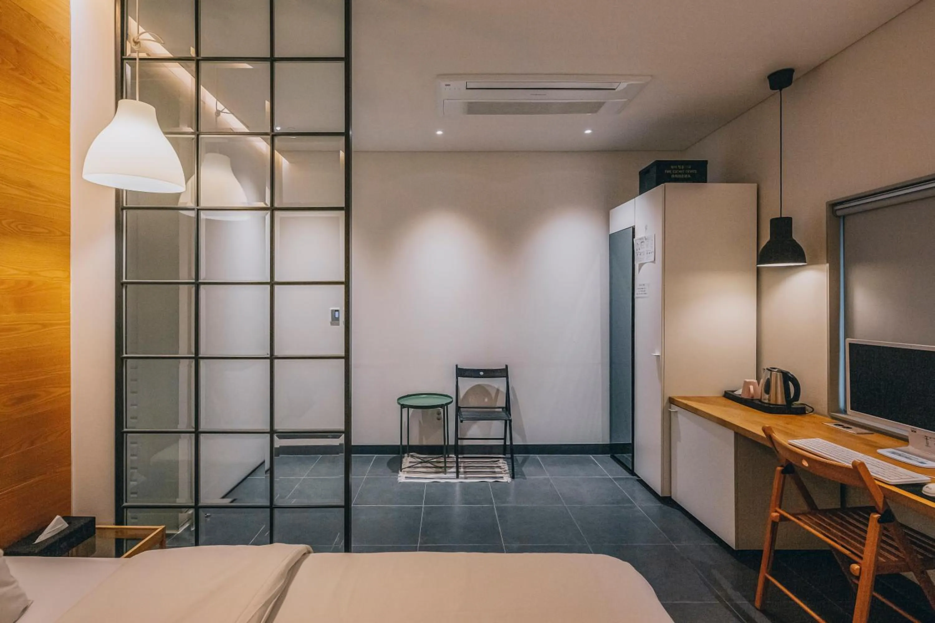 Bed in Gwangju Hotel the spot