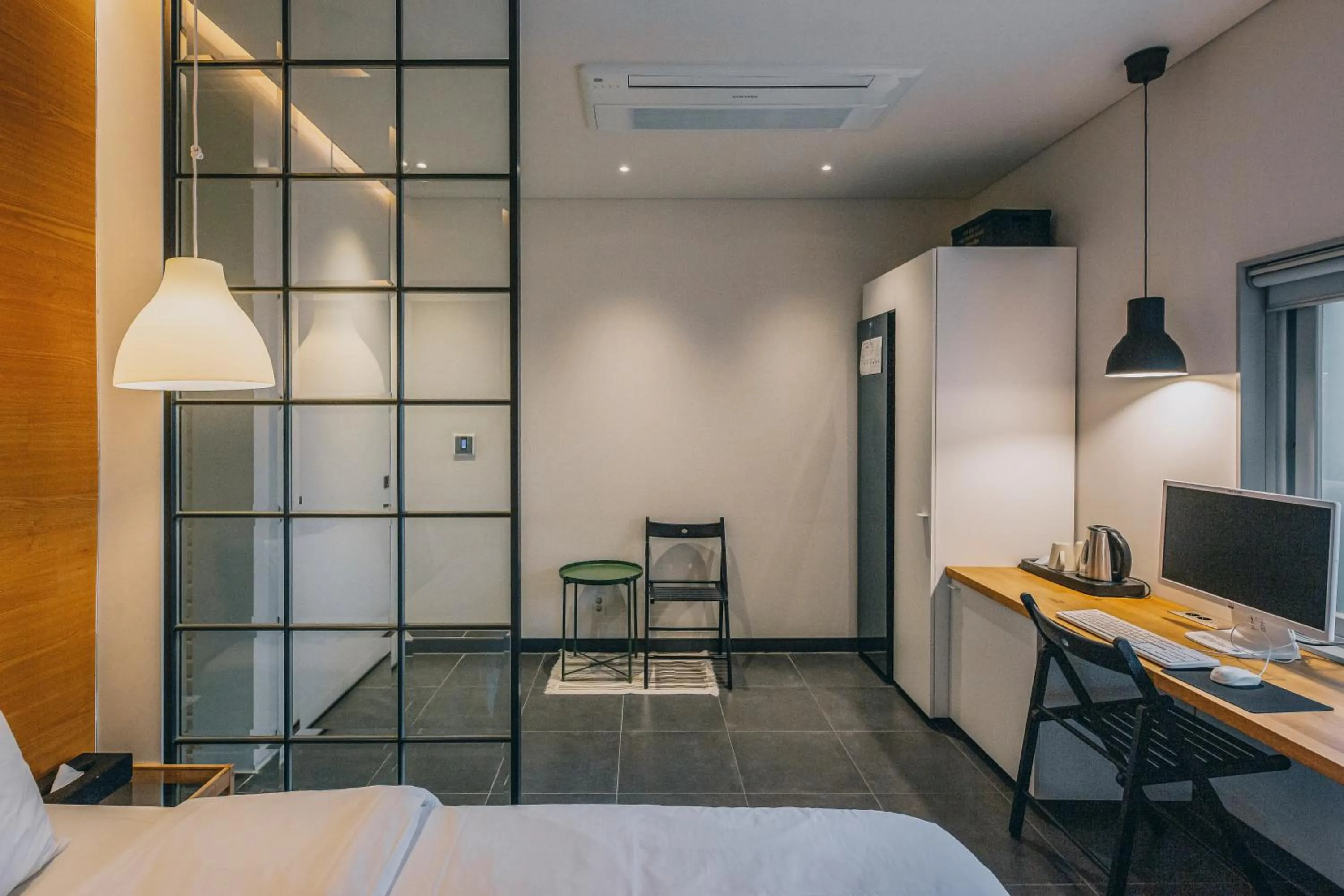 Bed in Gwangju Hotel the spot