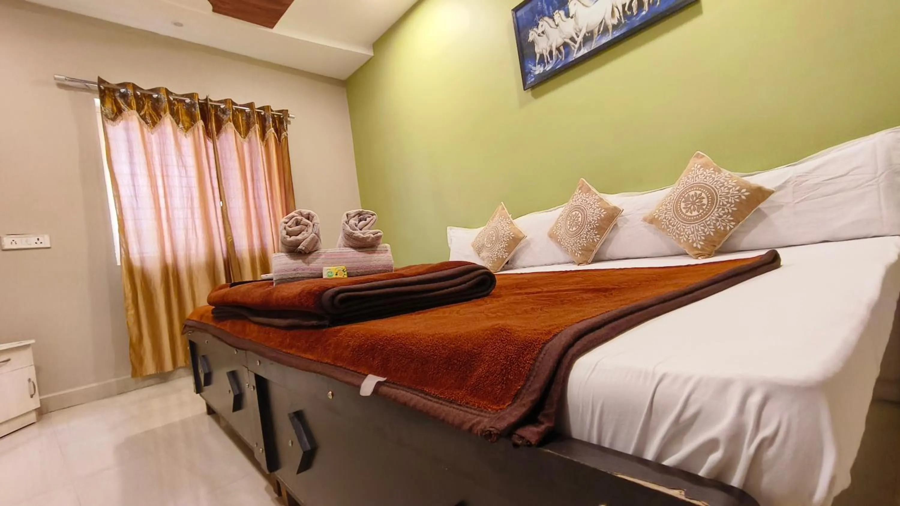 Bed in Shree Ram Nivas