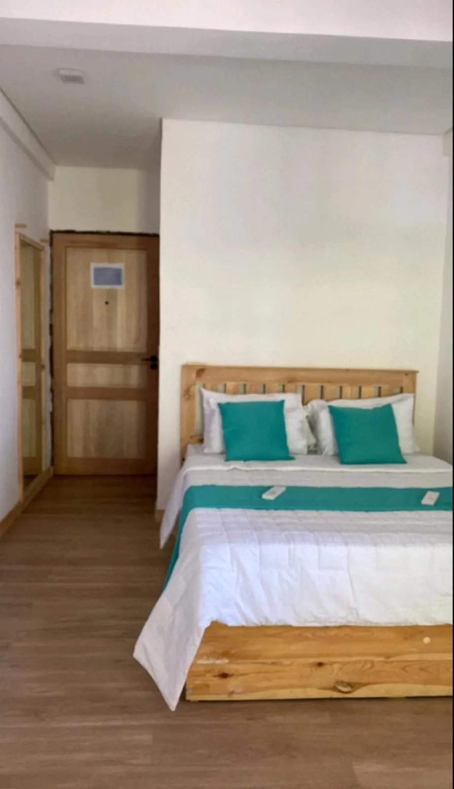 Bed in Islas Moriones Beach Resort