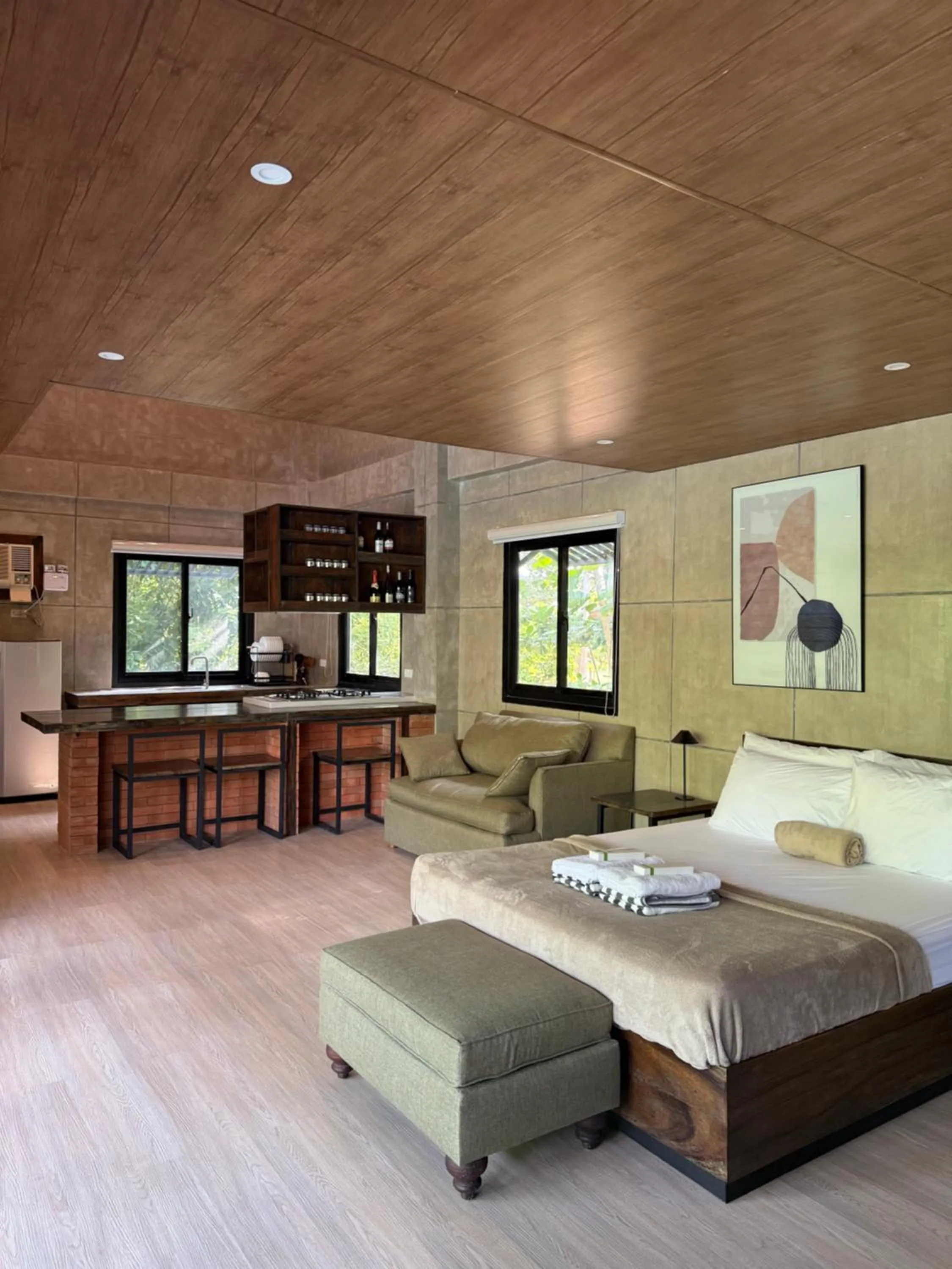 Bed in Islas Moriones Beach Resort