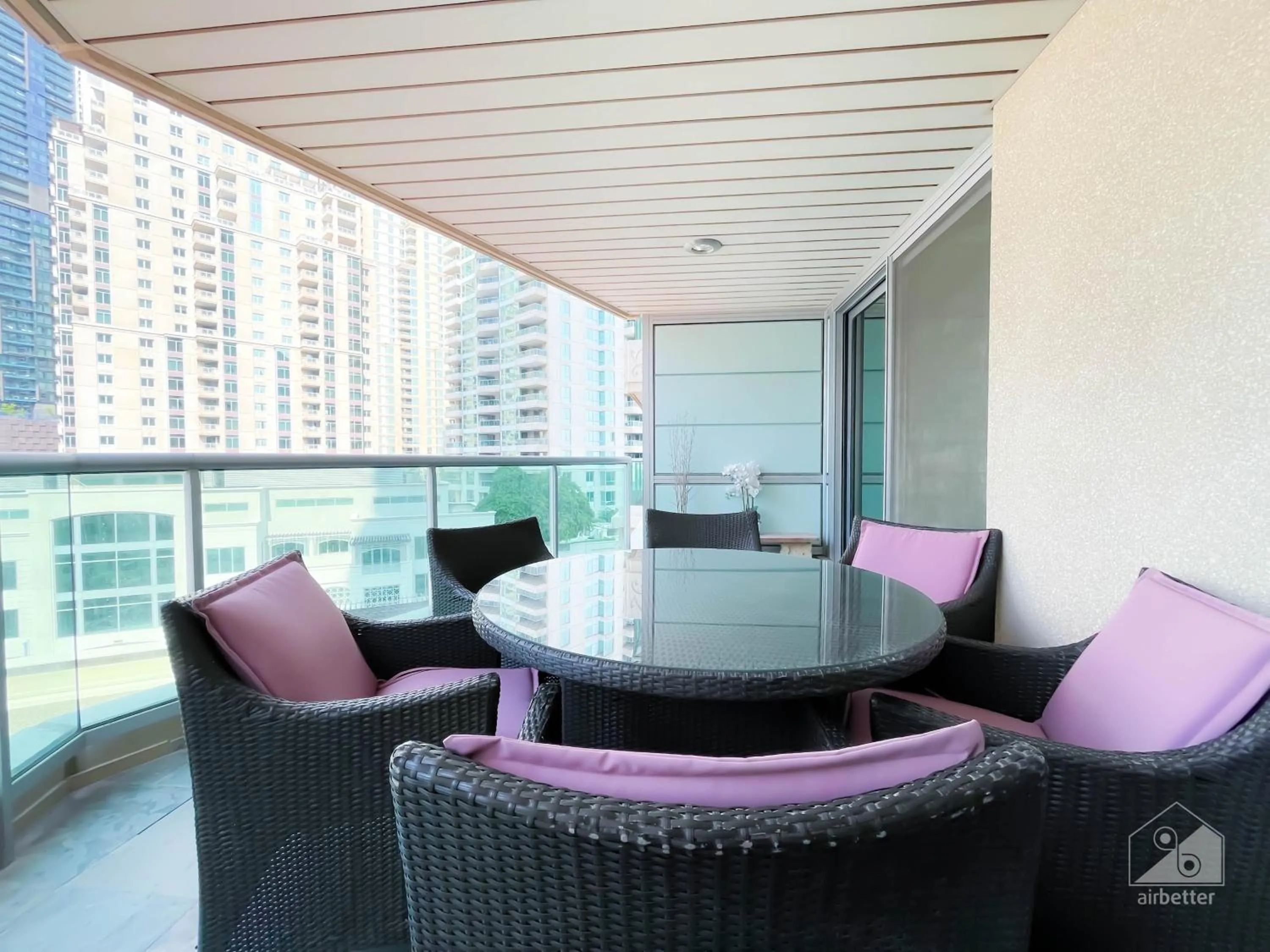 Balcony/Terrace in New! Ultimate Luxury 2Bedroom In Dubai Marina