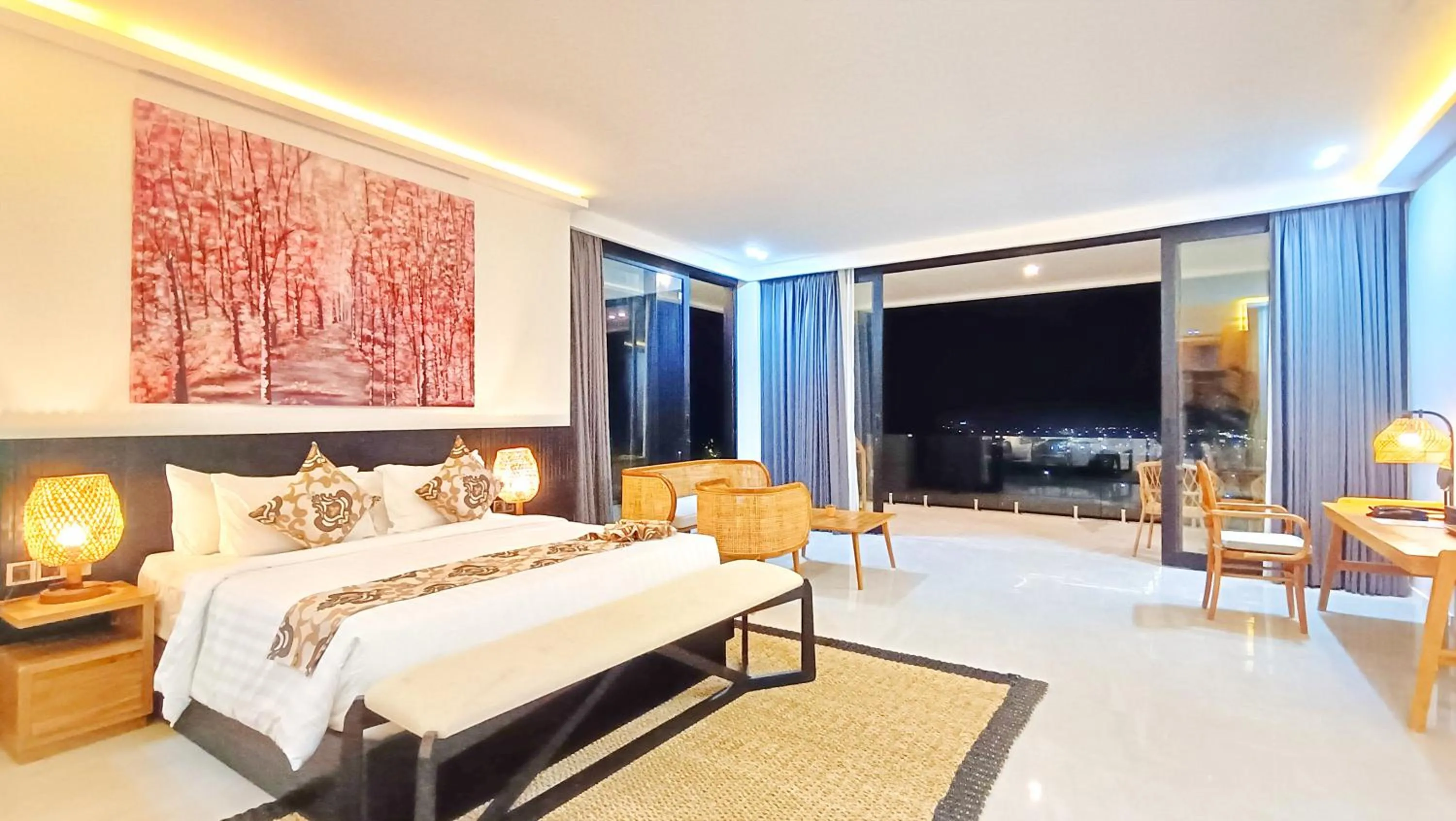 View (from property/room), Bed in VILLA VALITO