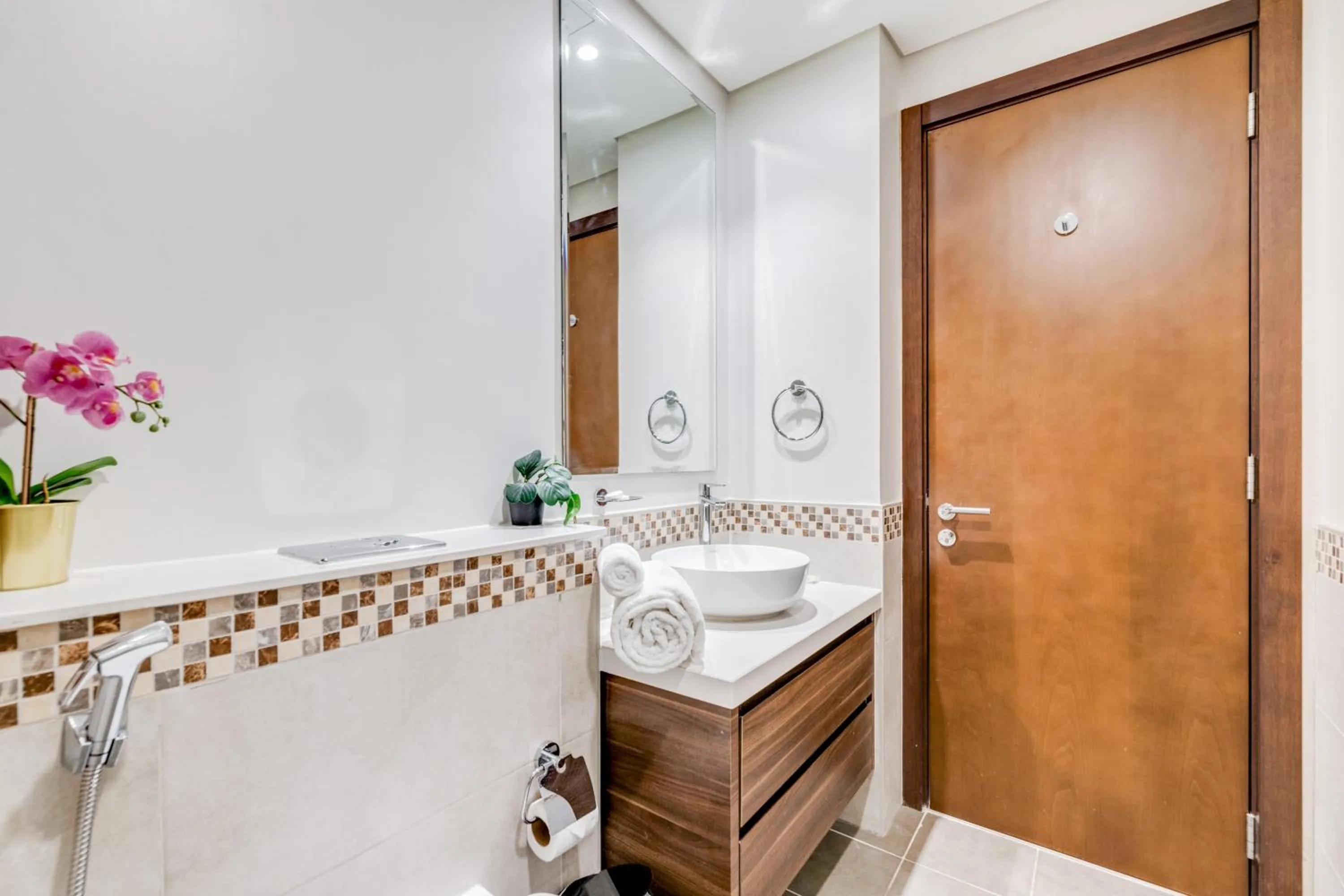 Bathroom in GLOBALSTAY. Luxury Apartments Near The Dubai Canal