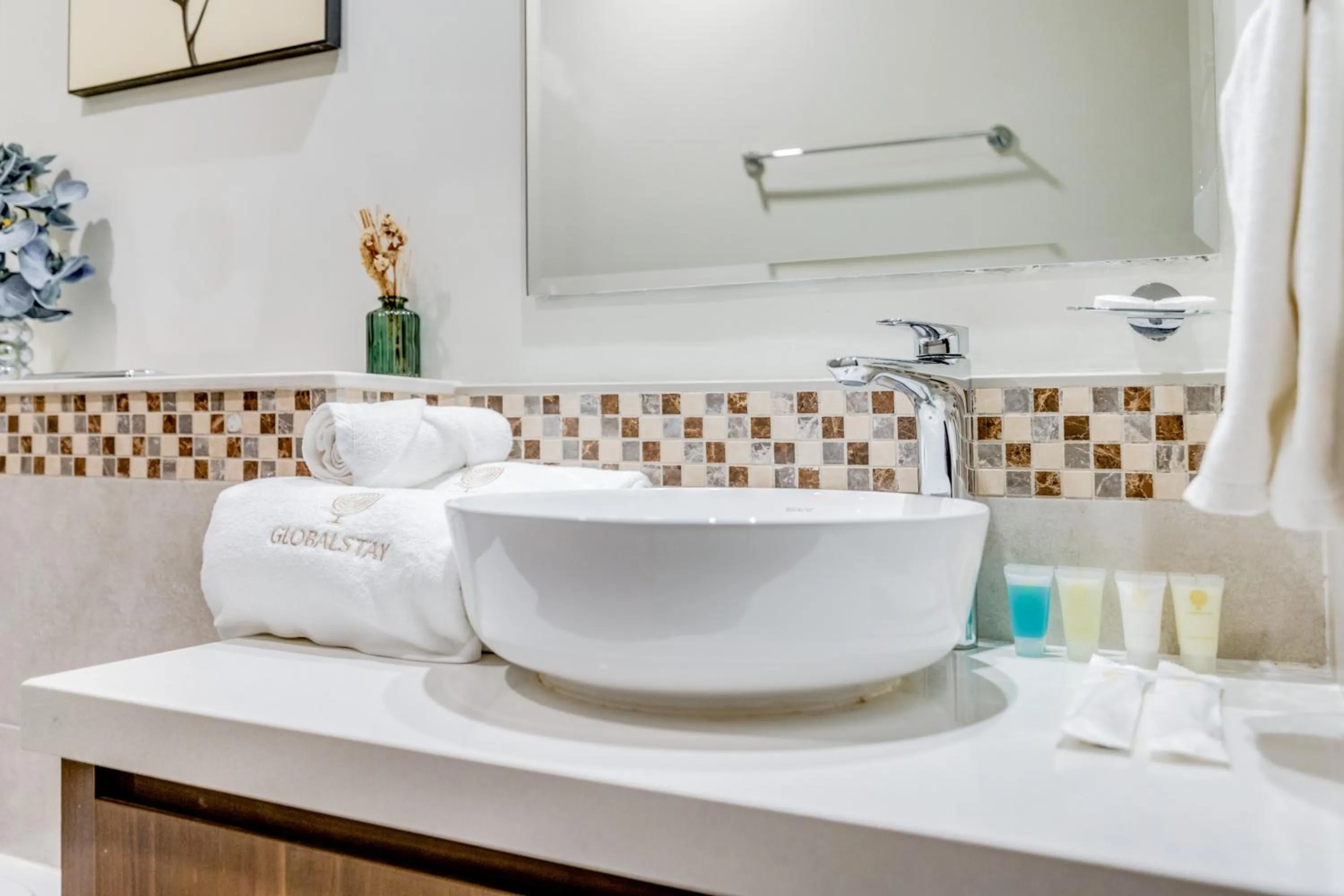 Bathroom in GLOBALSTAY. Luxury Apartments Near The Dubai Canal