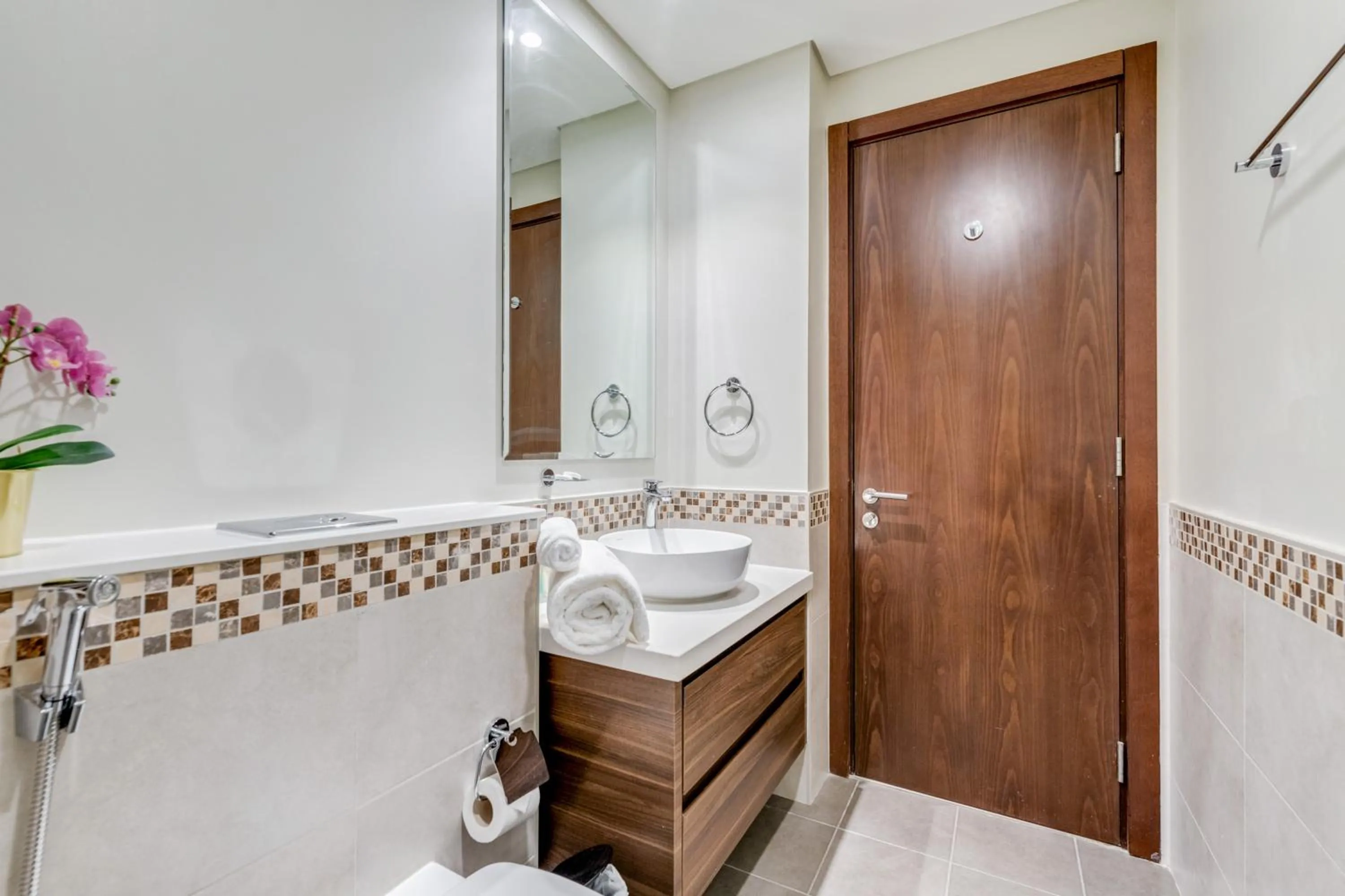 Bathroom in GLOBALSTAY. Luxury Apartments Near The Dubai Canal