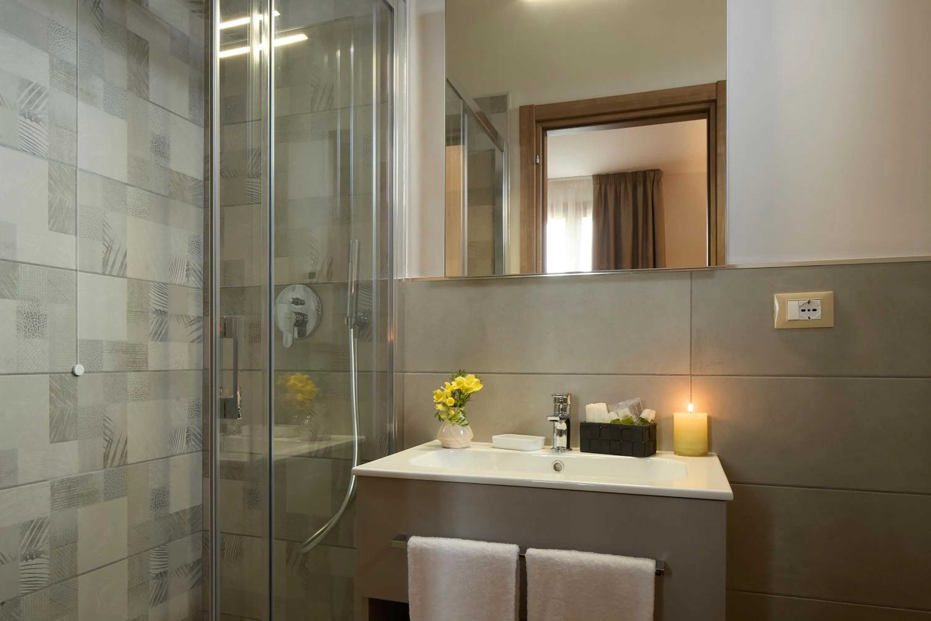 Shower in Luci di Assisi B&B Wellness