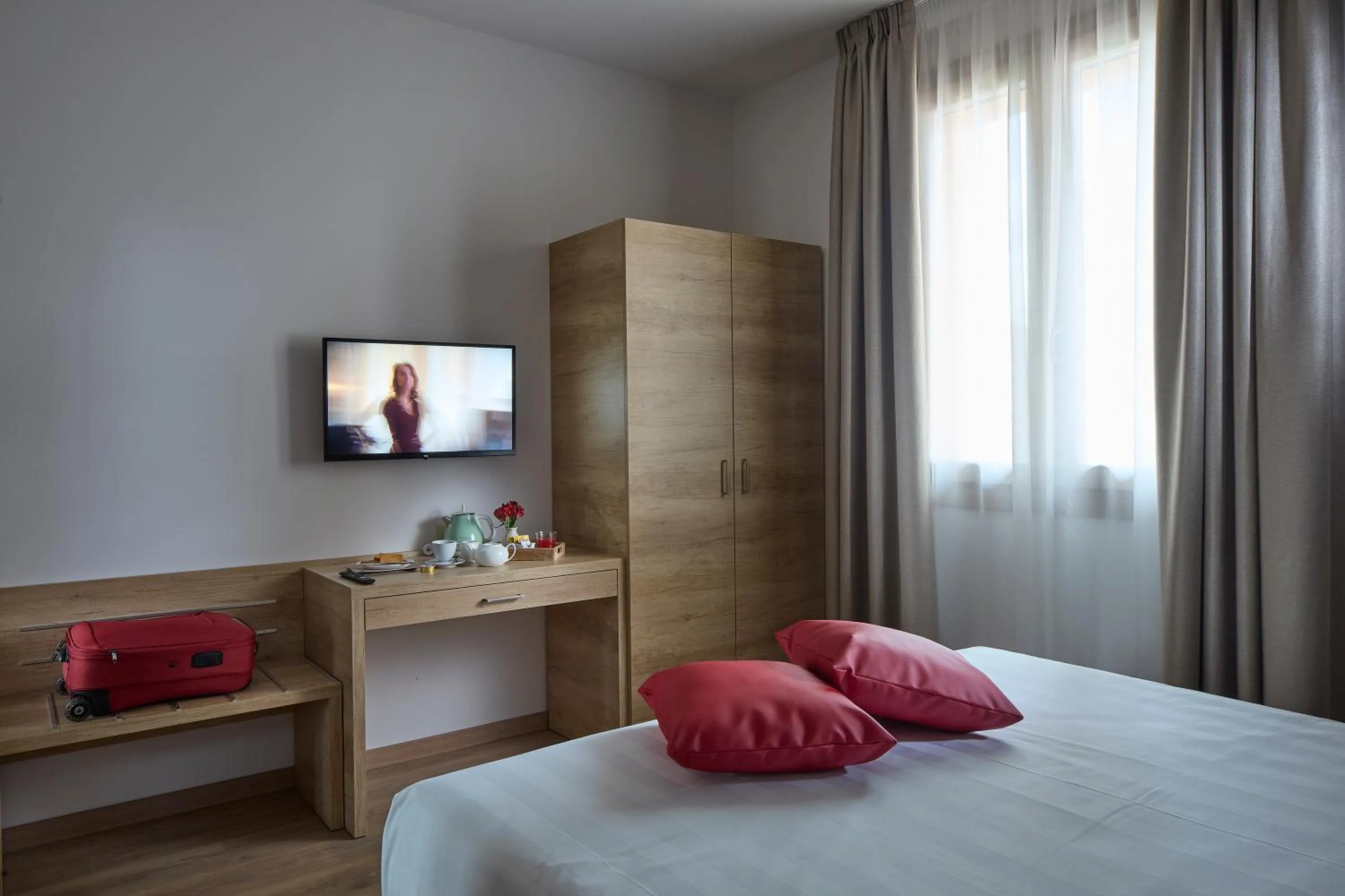 TV and multimedia, Bed in Luci di Assisi B&B Wellness