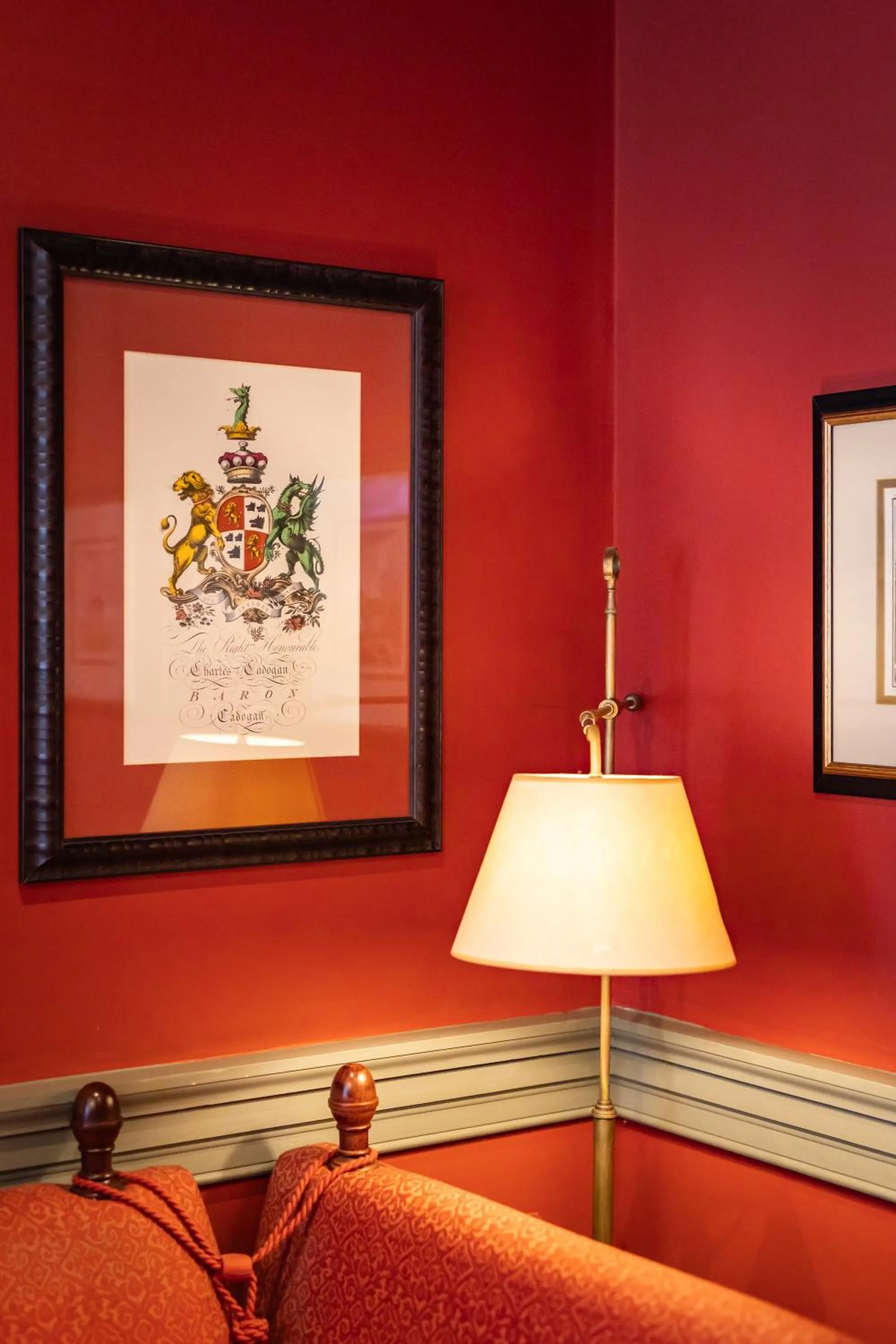 Decorative detail in The Red Lion Hotel