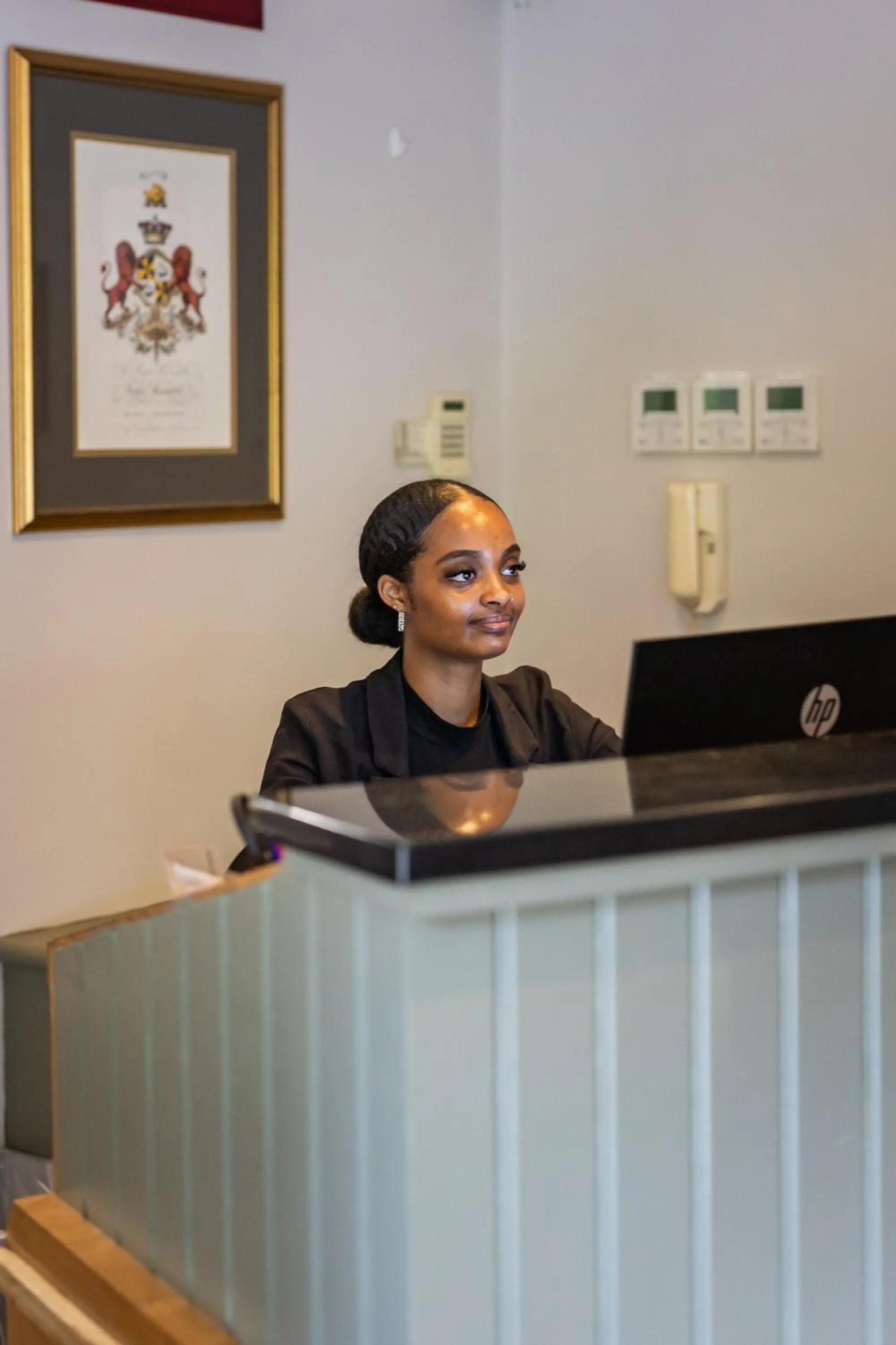 Lobby or reception in The Red Lion Hotel