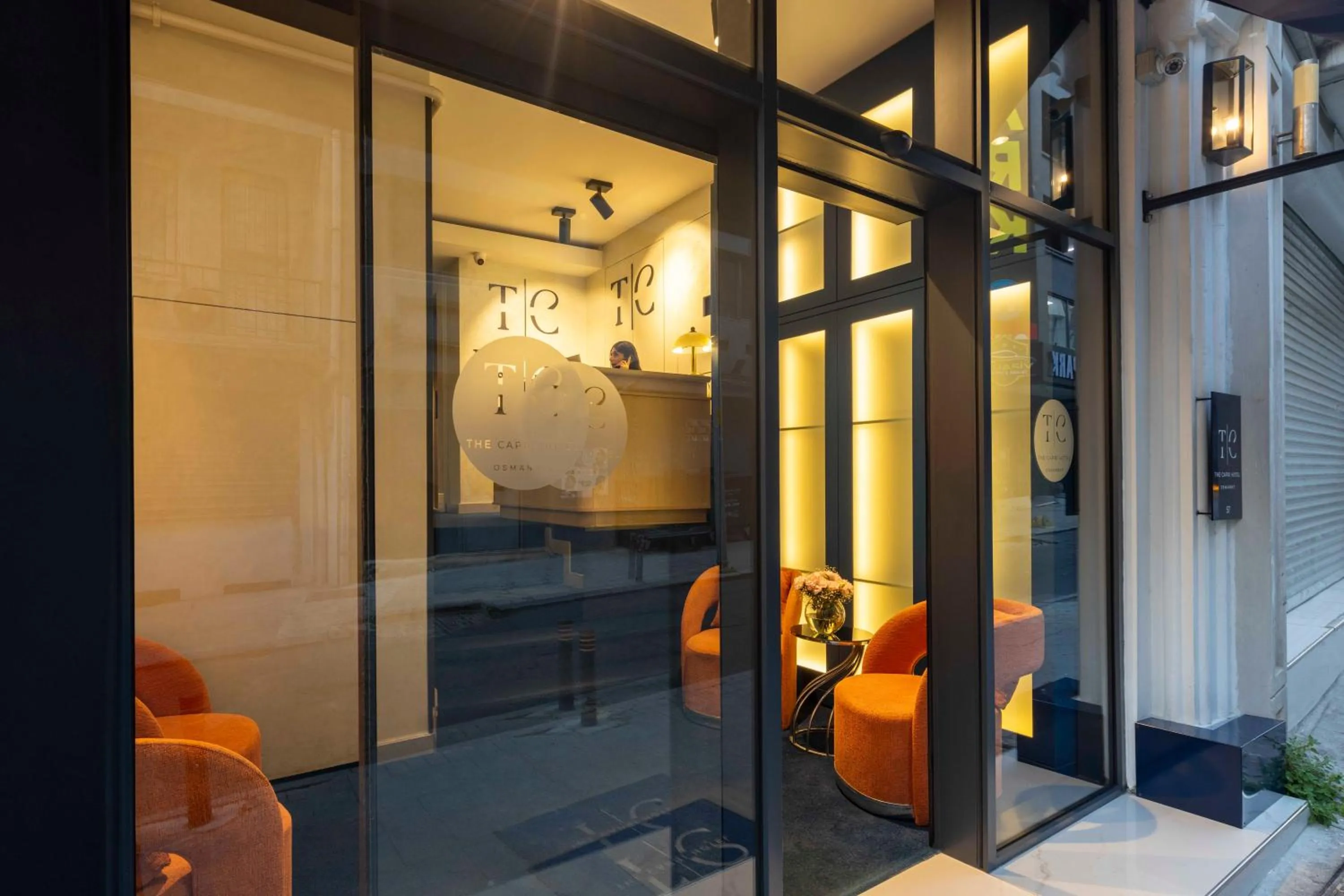 Facade/entrance in The Capri Hotel Osmanbey