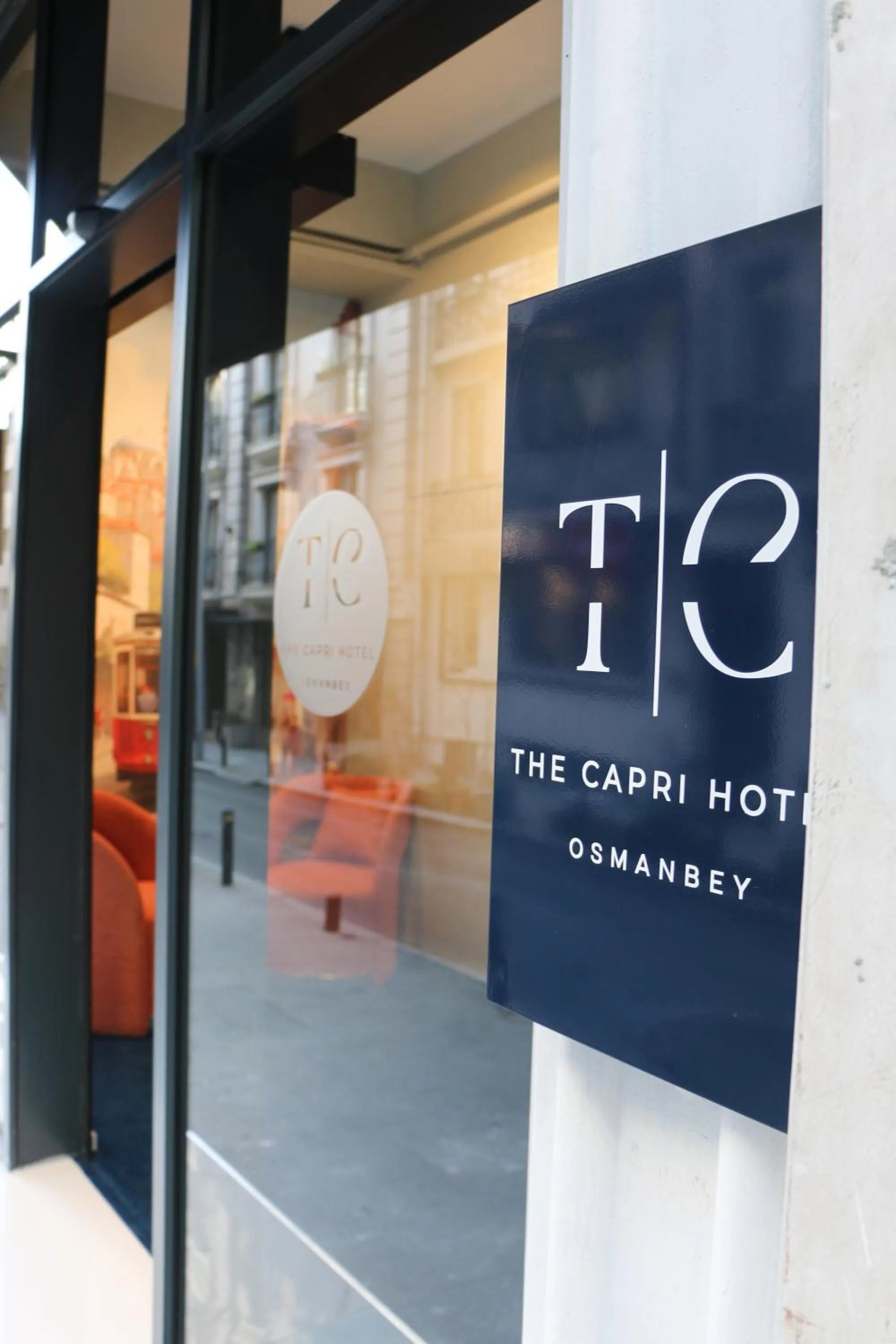 Facade/entrance in The Capri Hotel Osmanbey