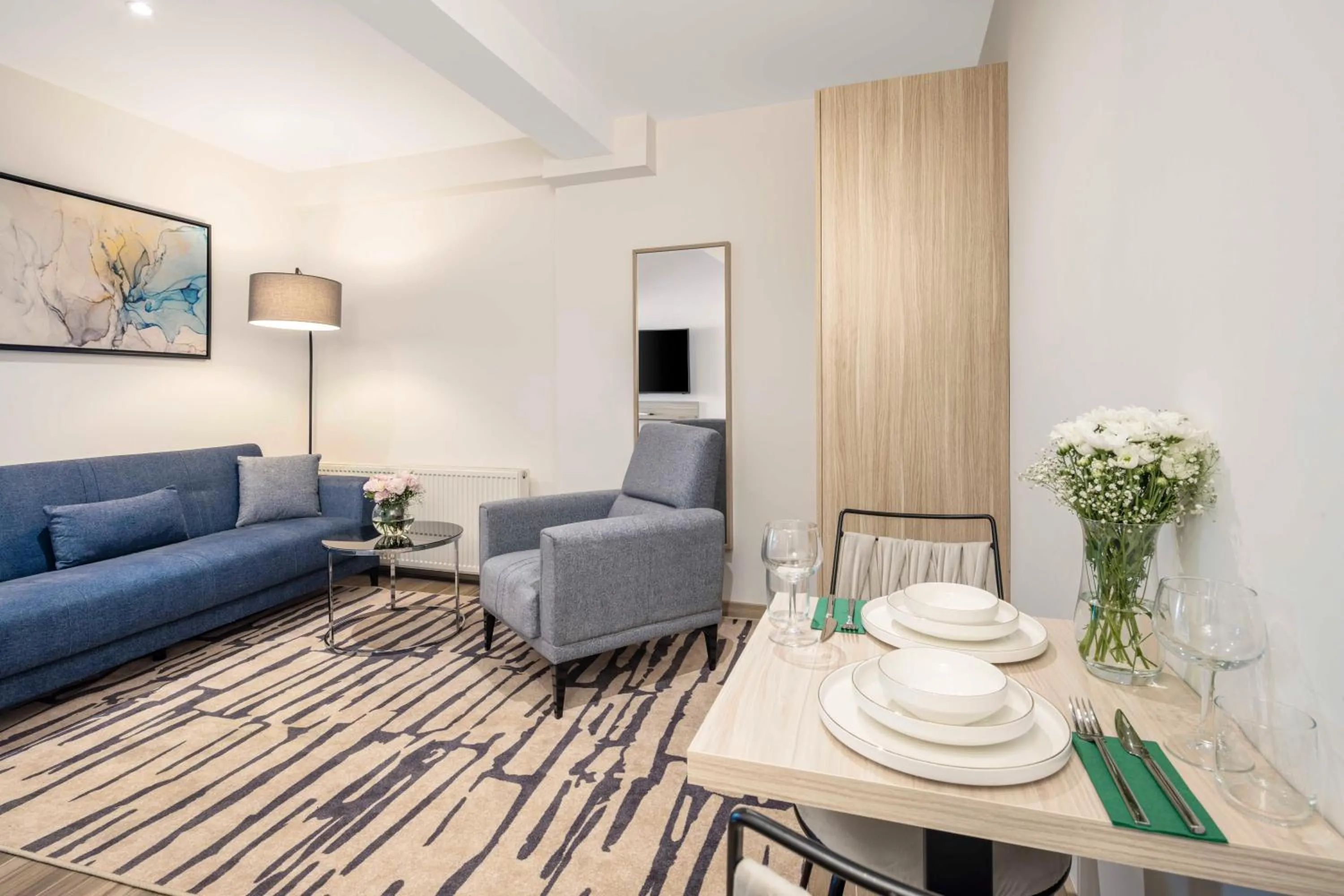 Living room in The Capri Hotel Osmanbey