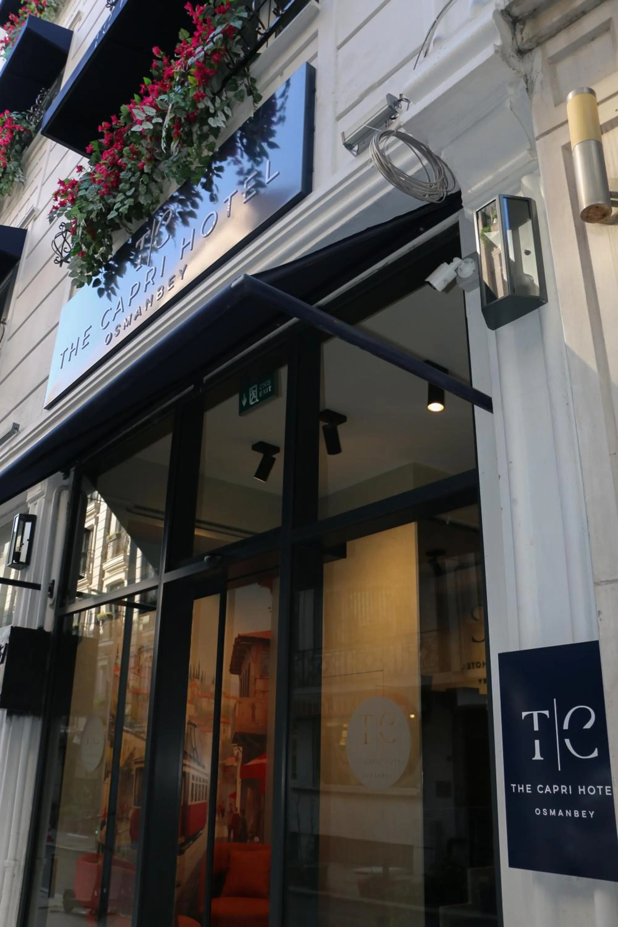 Facade/entrance in The Capri Hotel Osmanbey