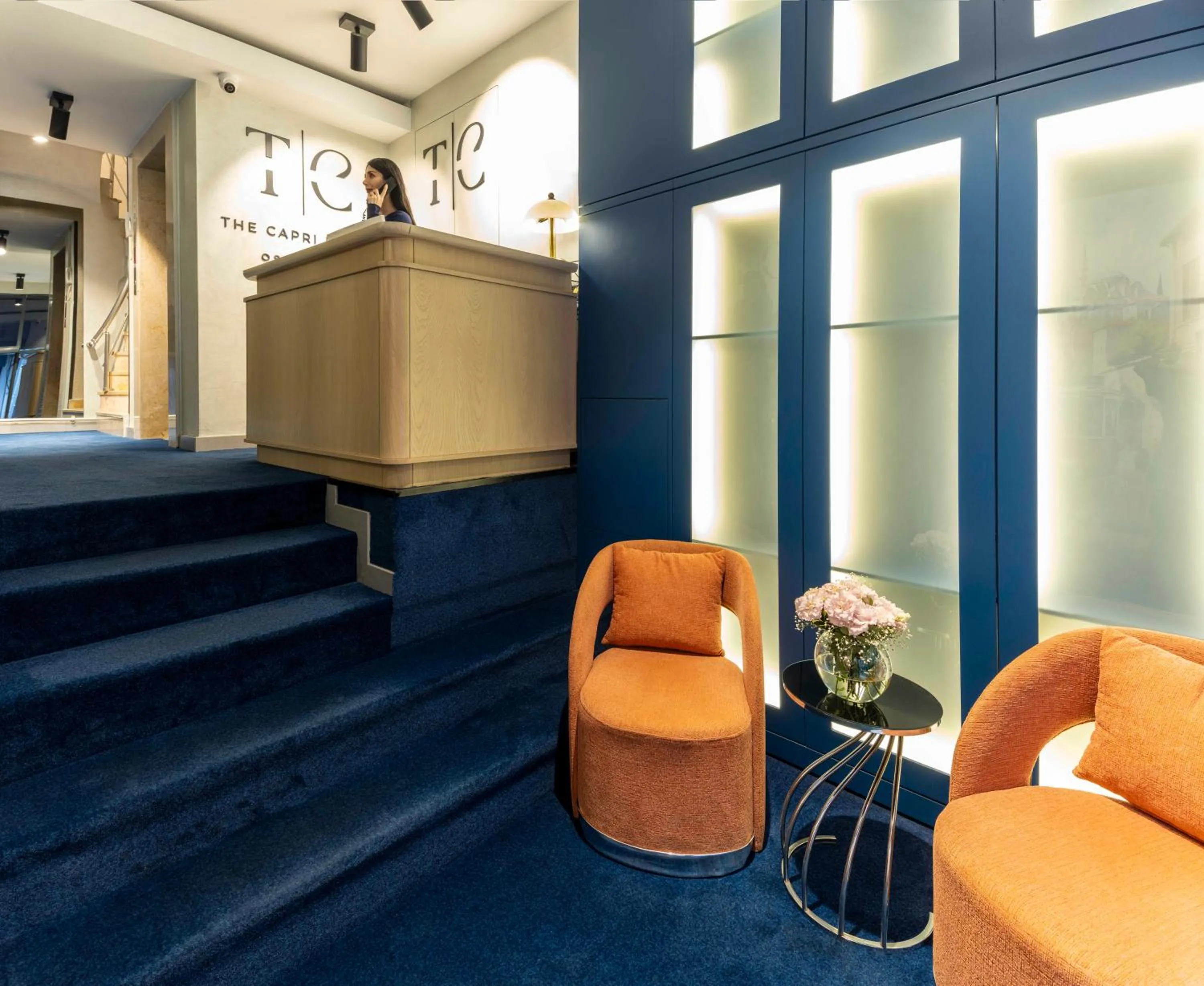 Lobby or reception in The Capri Hotel Osmanbey