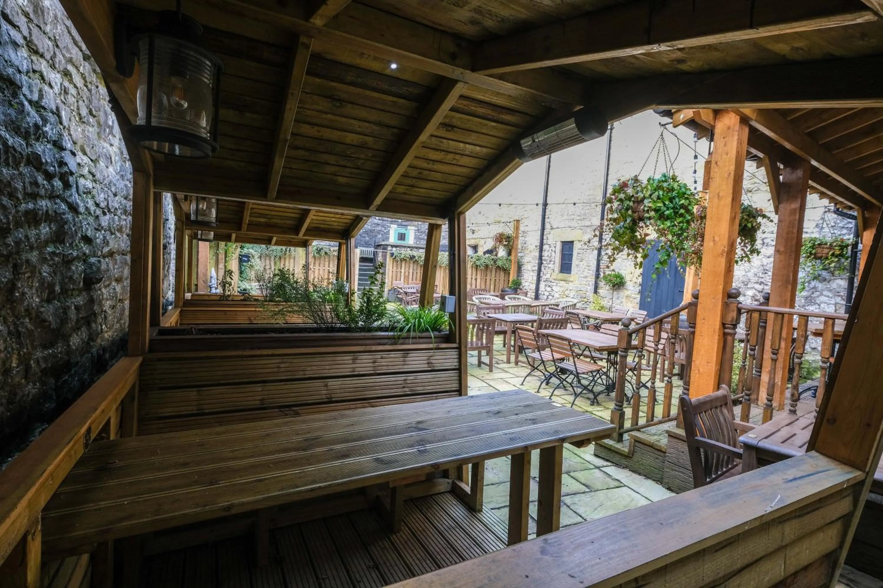 Garden in The George Inn at Tideswell