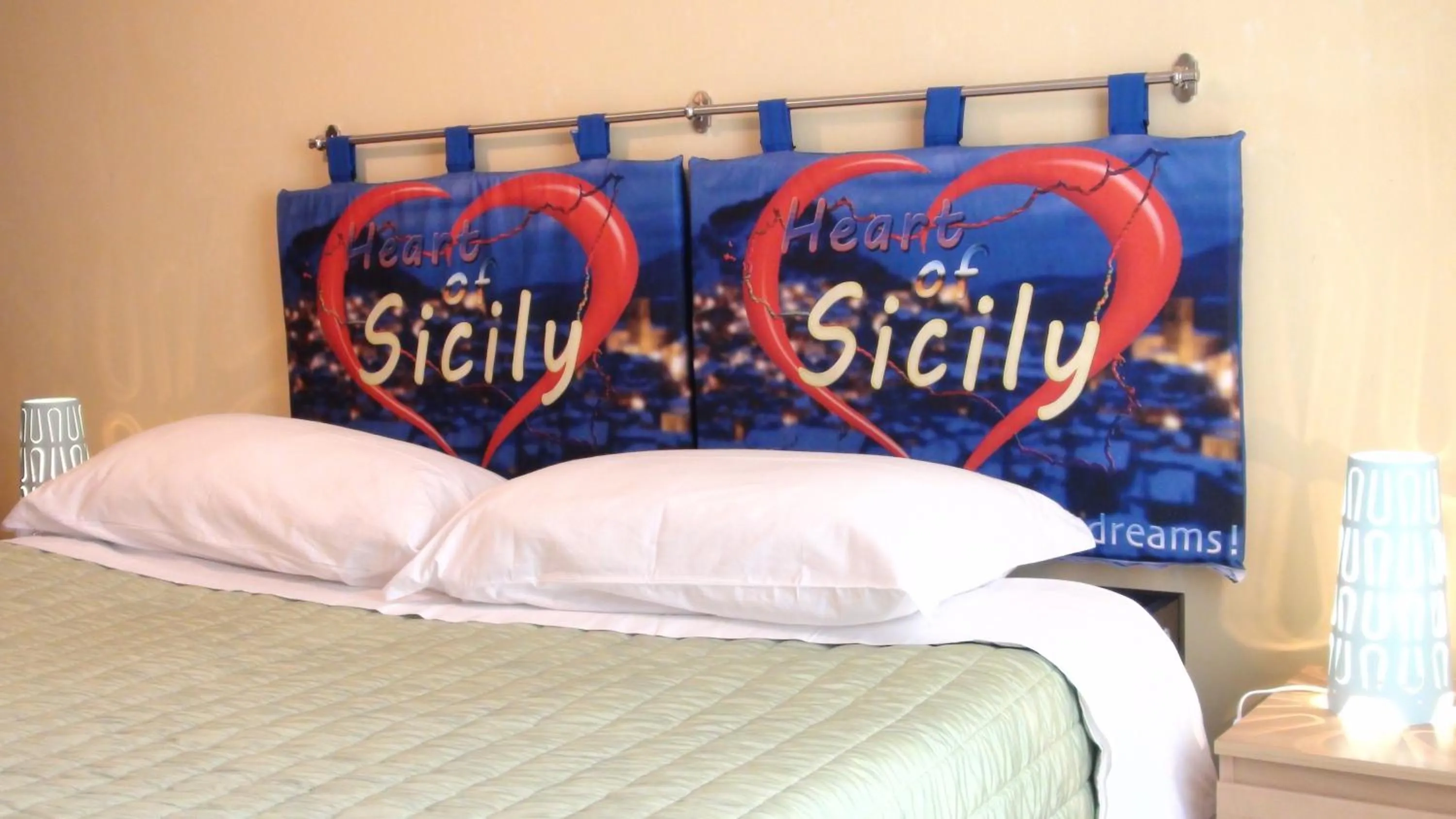 Photo of the whole room, Bed in Heart Of Sicily