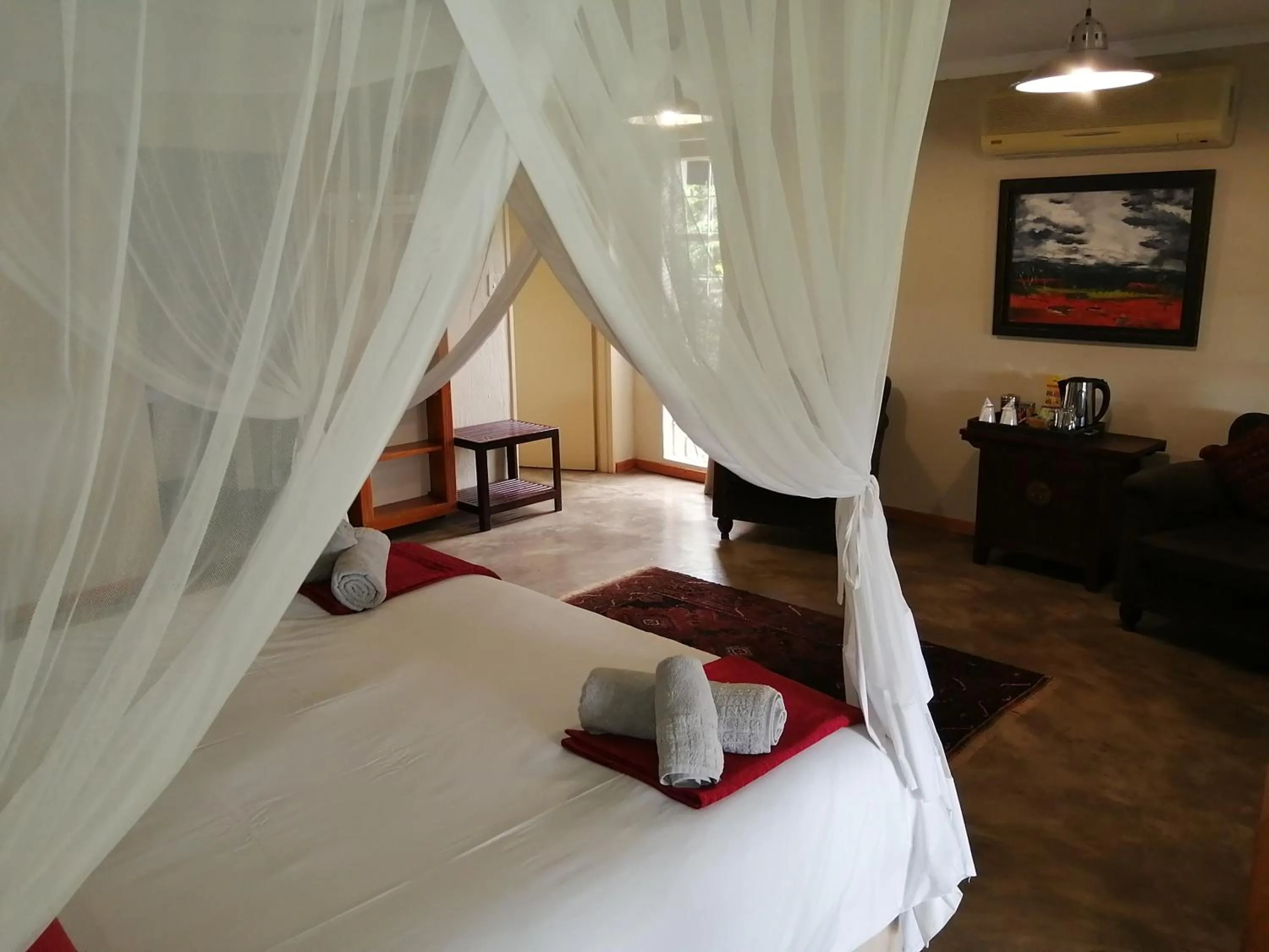 Bed in Blyde Mountain Country House