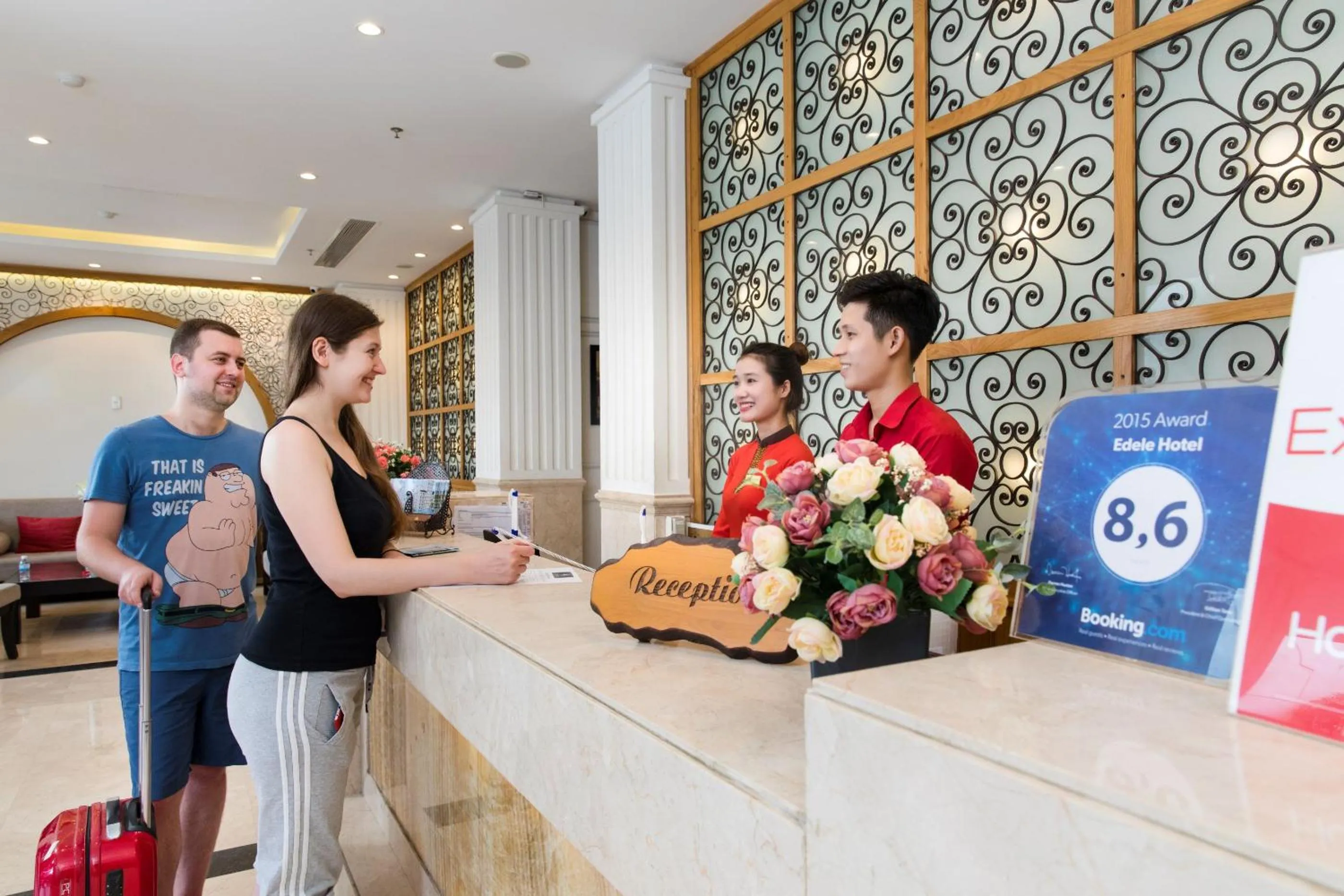 Communal lounge/ TV room in Edele Hotel Nha Trang Beach