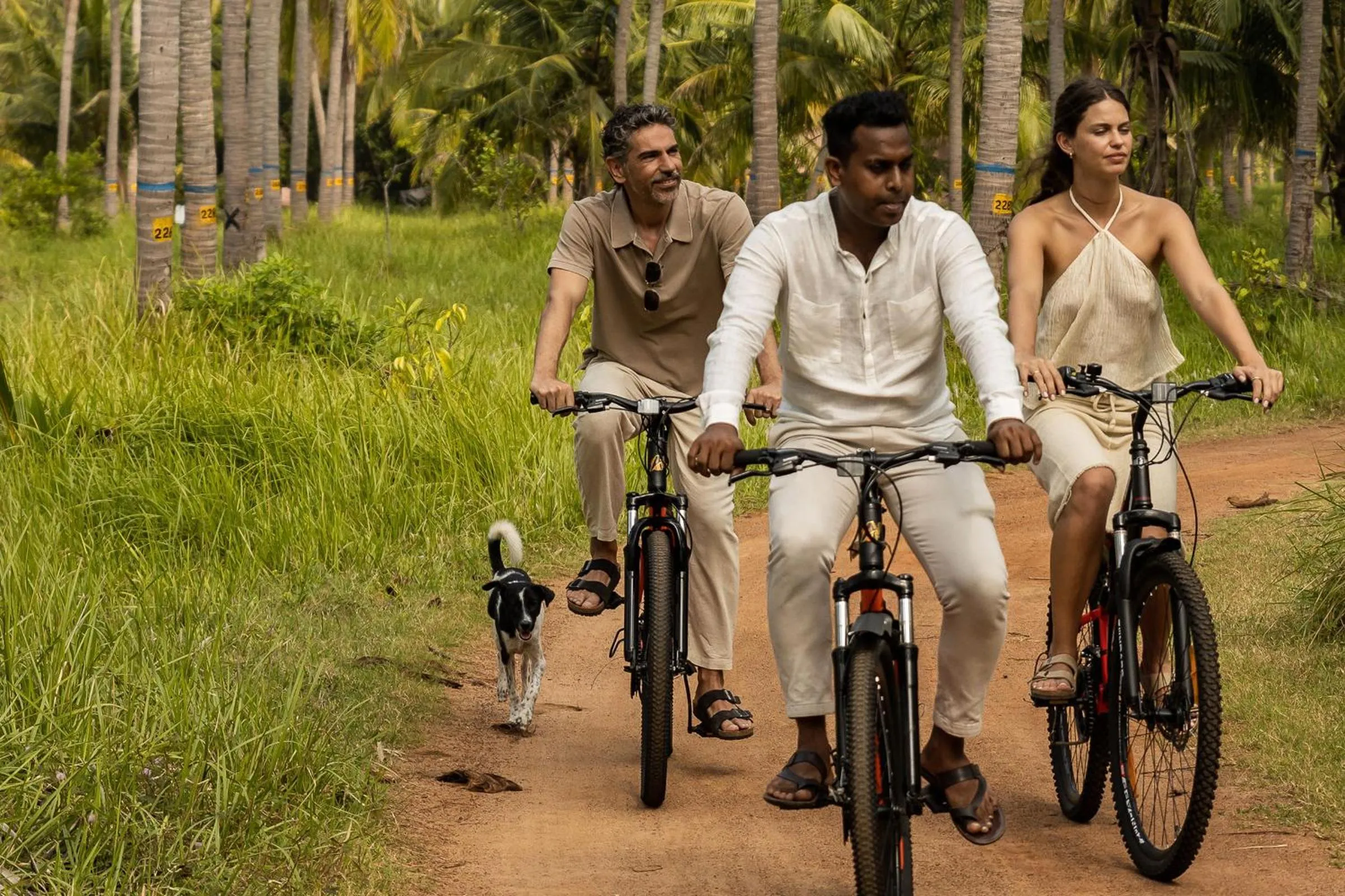 Cycling in Sun Siyam Pasikudah