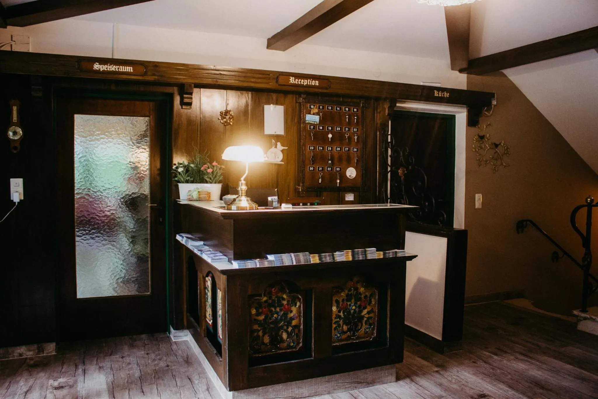 Lobby or reception in Pension Leprich