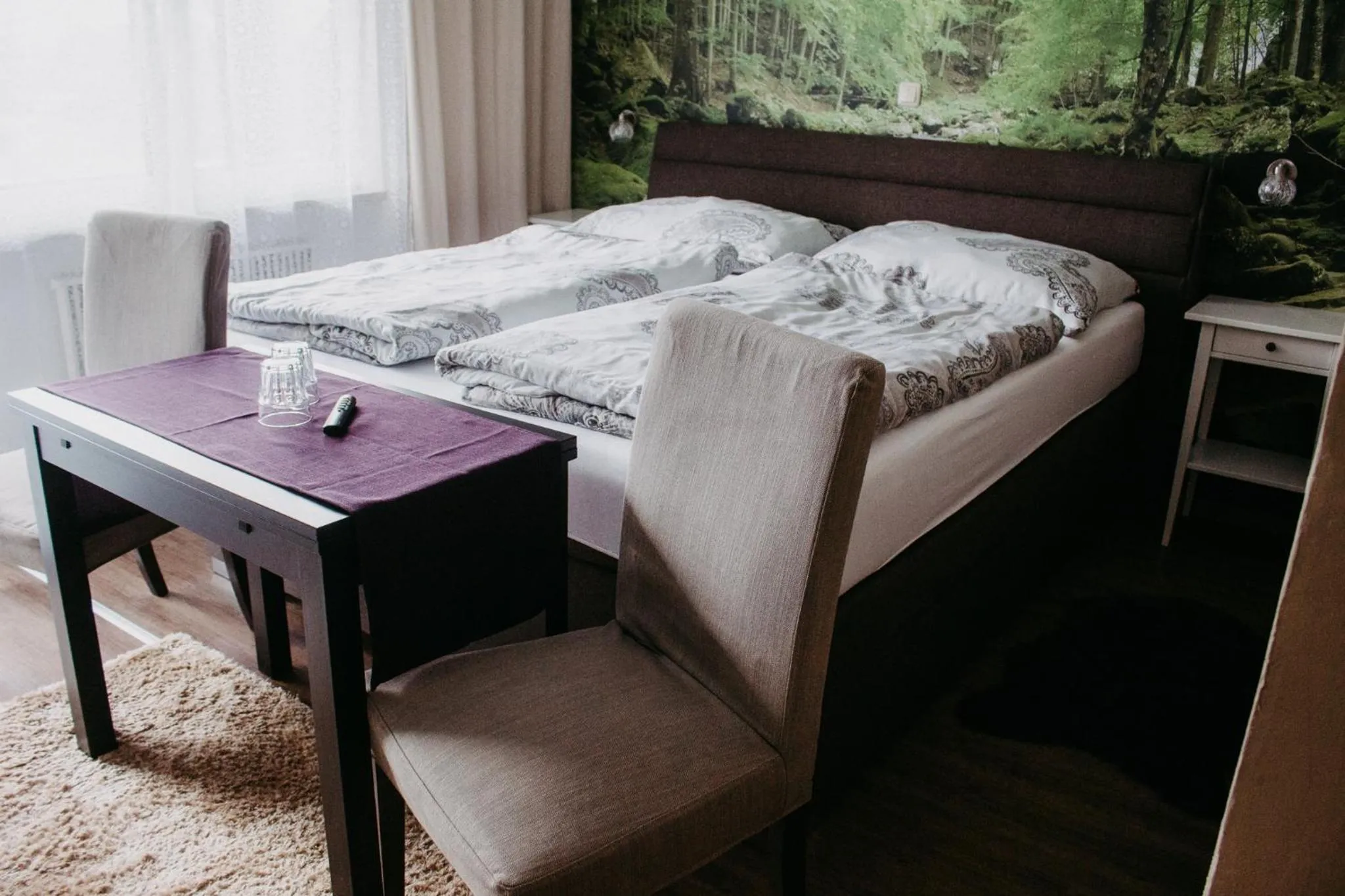 Bedroom, Bed in Pension Leprich