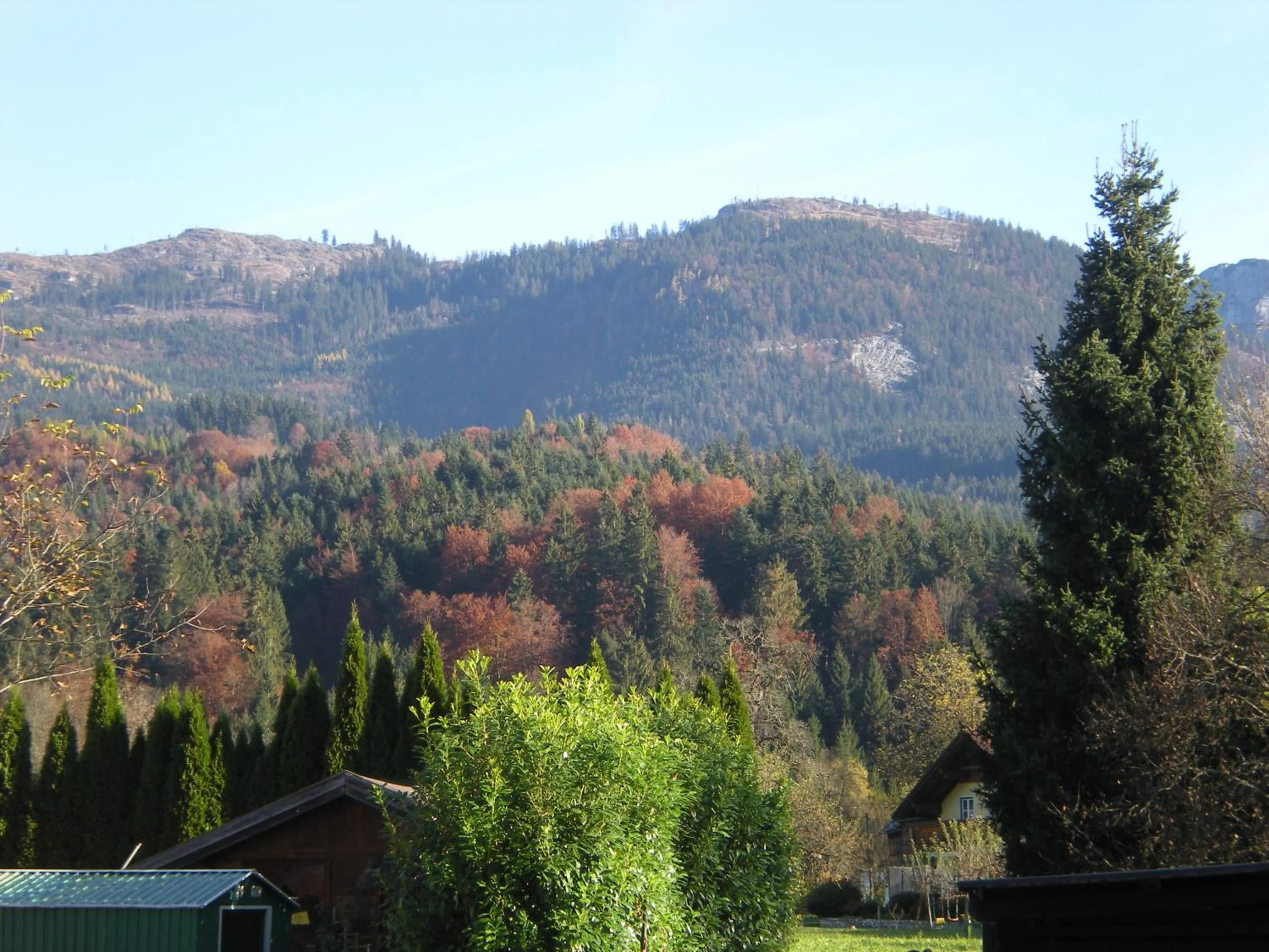 Mountain view in Pension Leprich