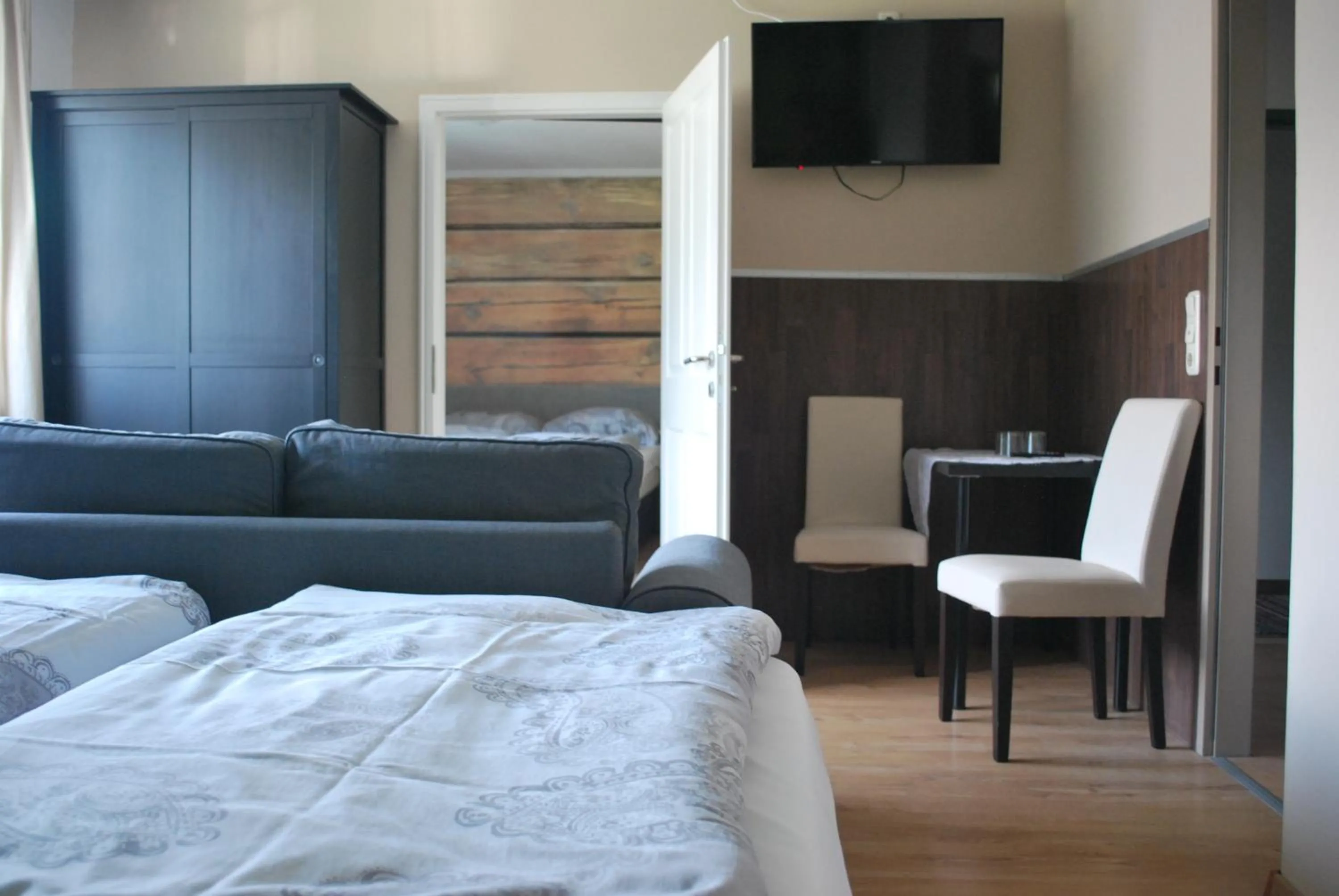 Bedroom, Bed in Pension Leprich