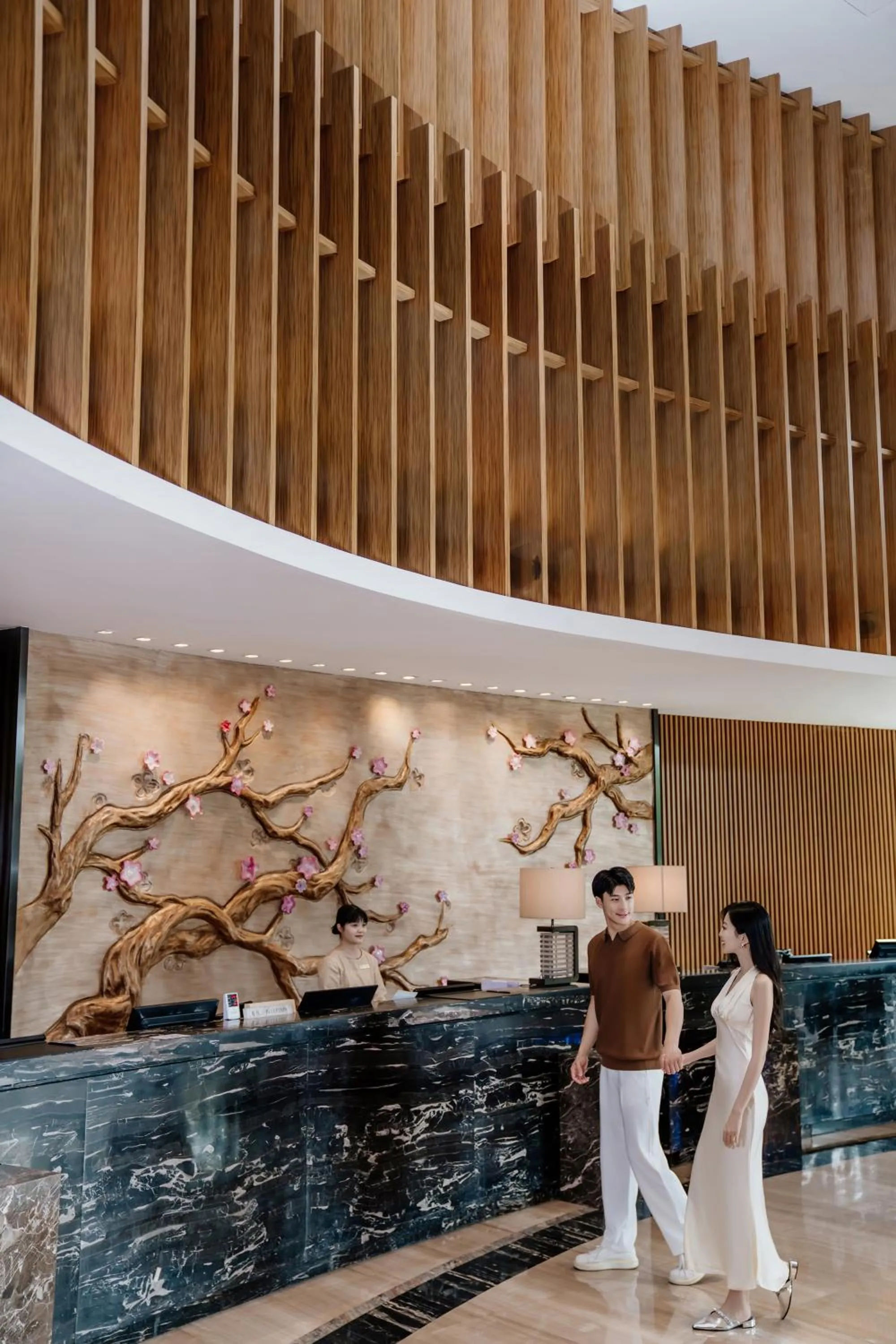 Lobby or reception in DoubleTree by Hilton Guangzhou Science City-Free Shuttle Bus Service During Canton Fair Period