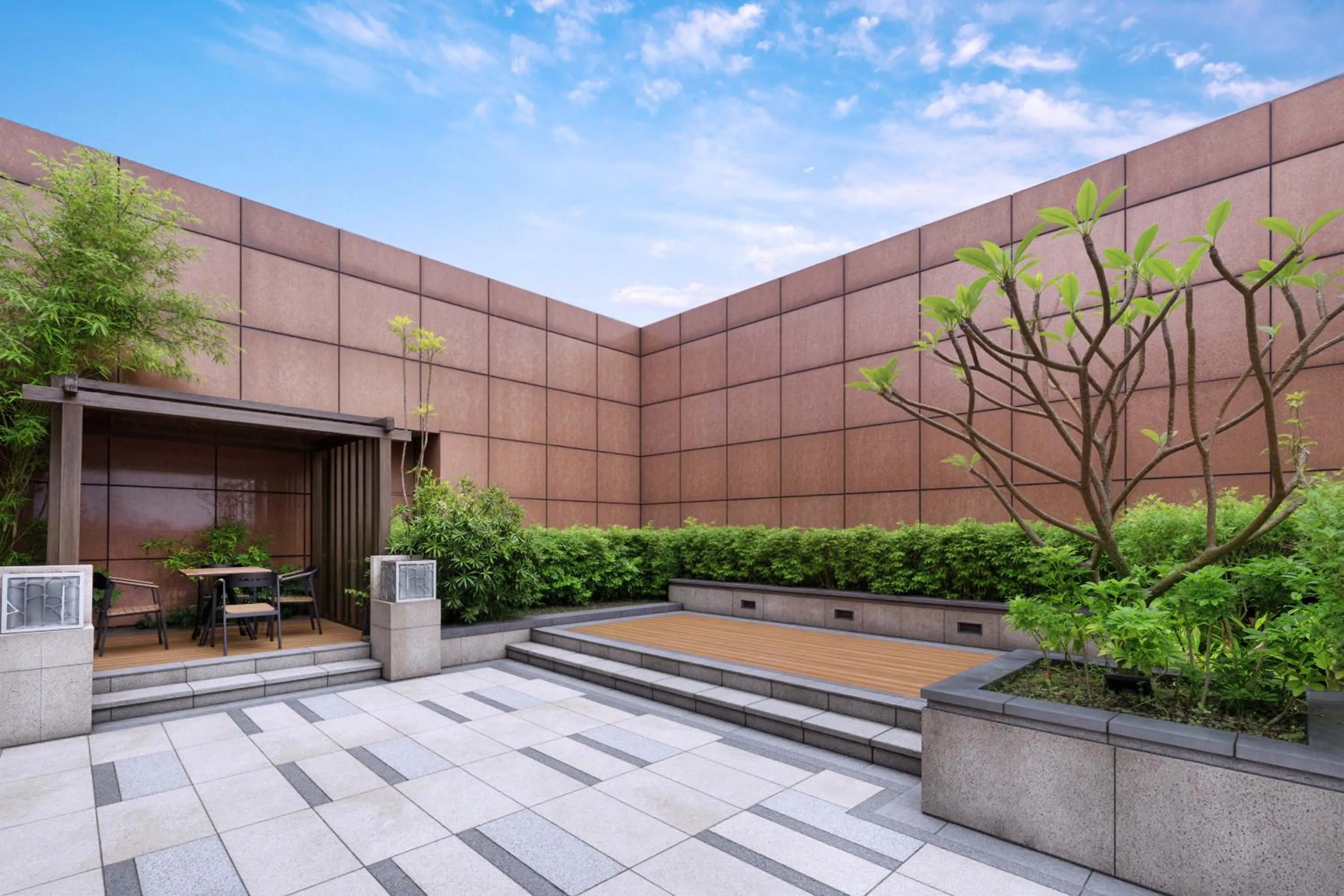 Balcony/Terrace in DoubleTree by Hilton Guangzhou Science City-Free Shuttle Bus Service During Canton Fair Period