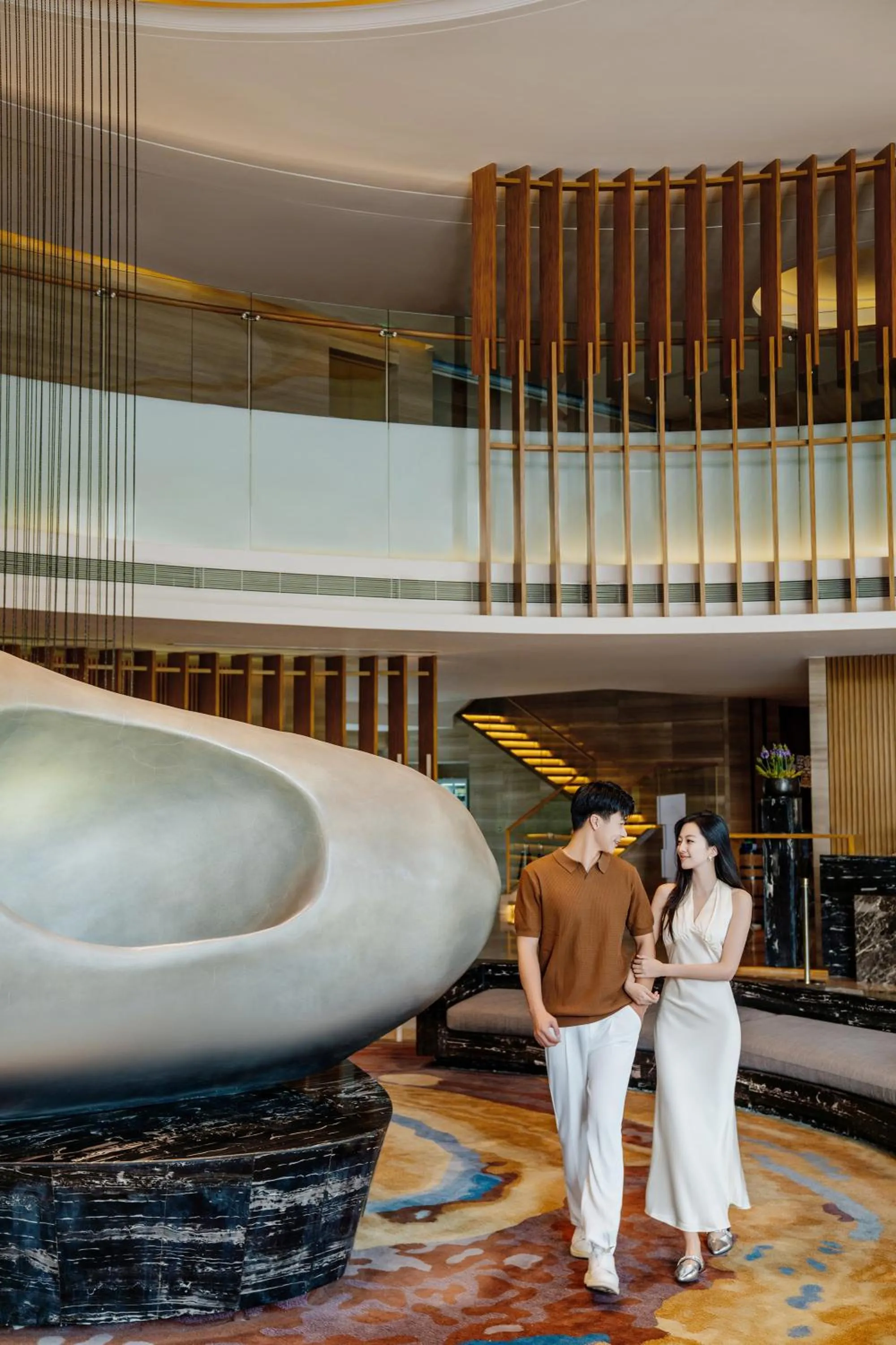 Lobby or reception in DoubleTree by Hilton Guangzhou Science City-Free Shuttle Bus Service During Canton Fair Period