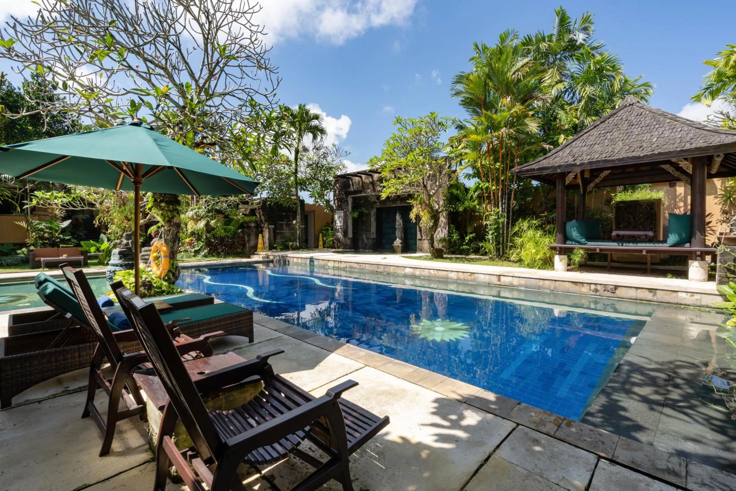 Balcony/Terrace in Svarga Bebek Villas