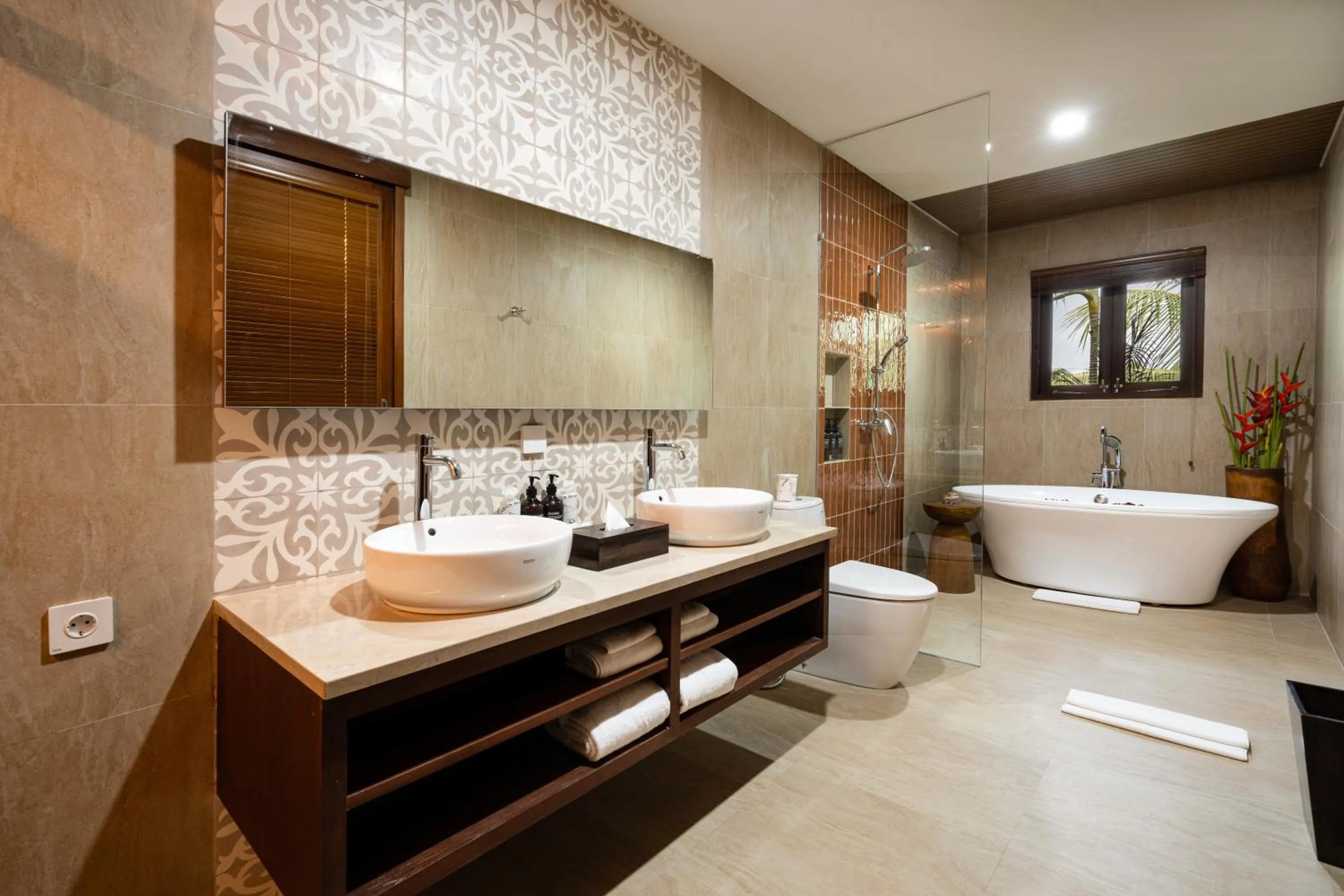 Bathroom in Svarga Bebek Villas
