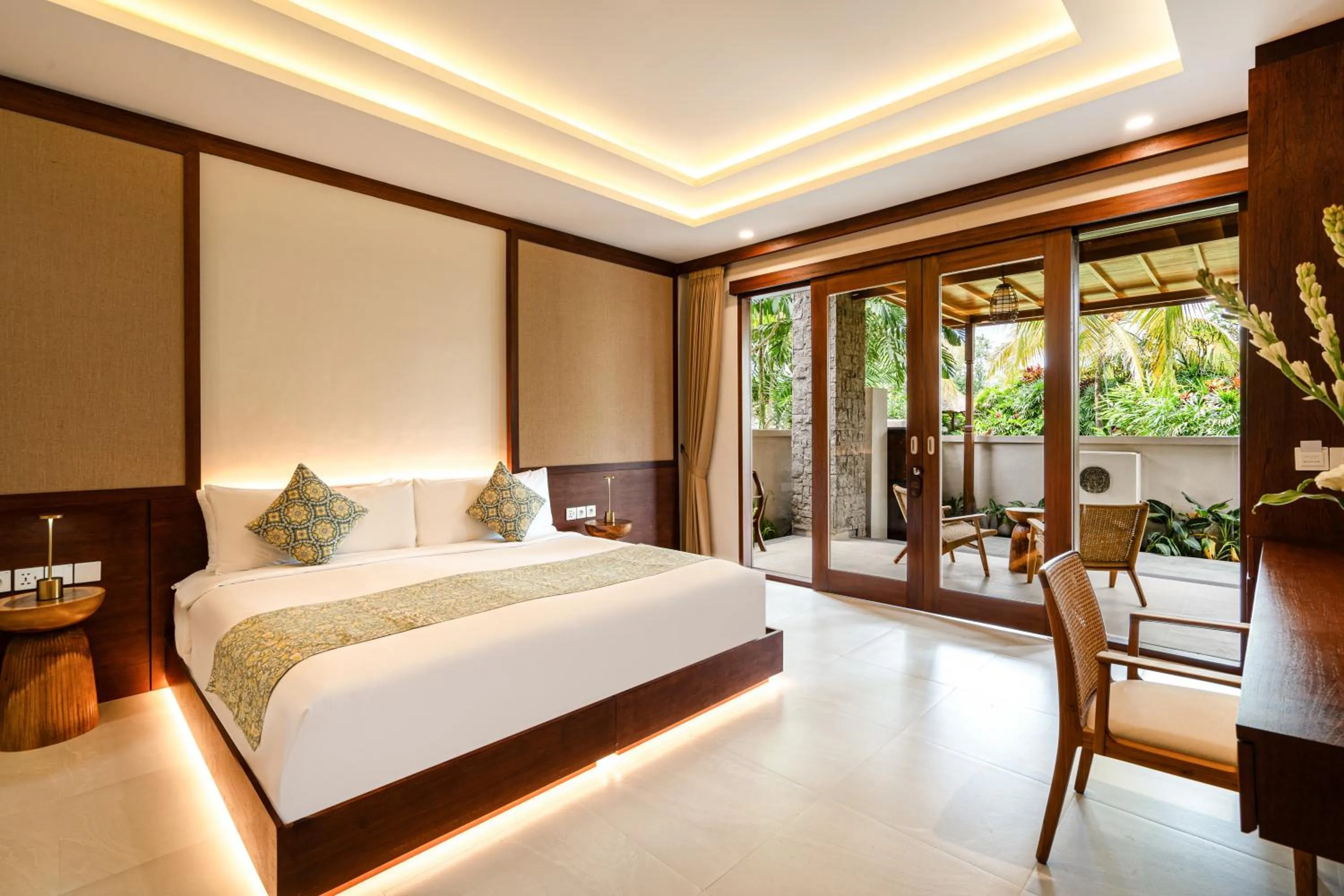 Bedroom, Bed in Svarga Bebek Villas