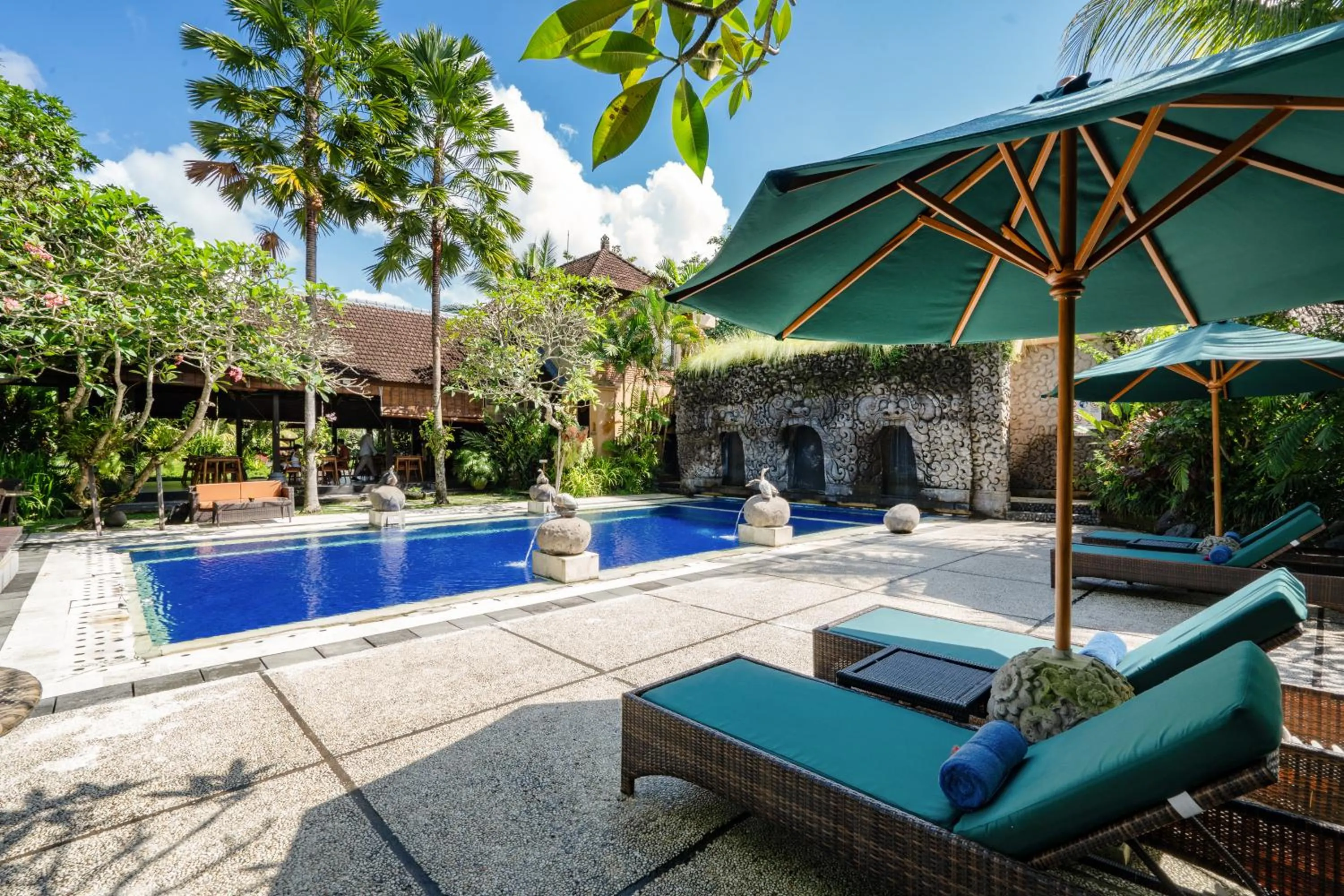Balcony/Terrace in Svarga Bebek Villas