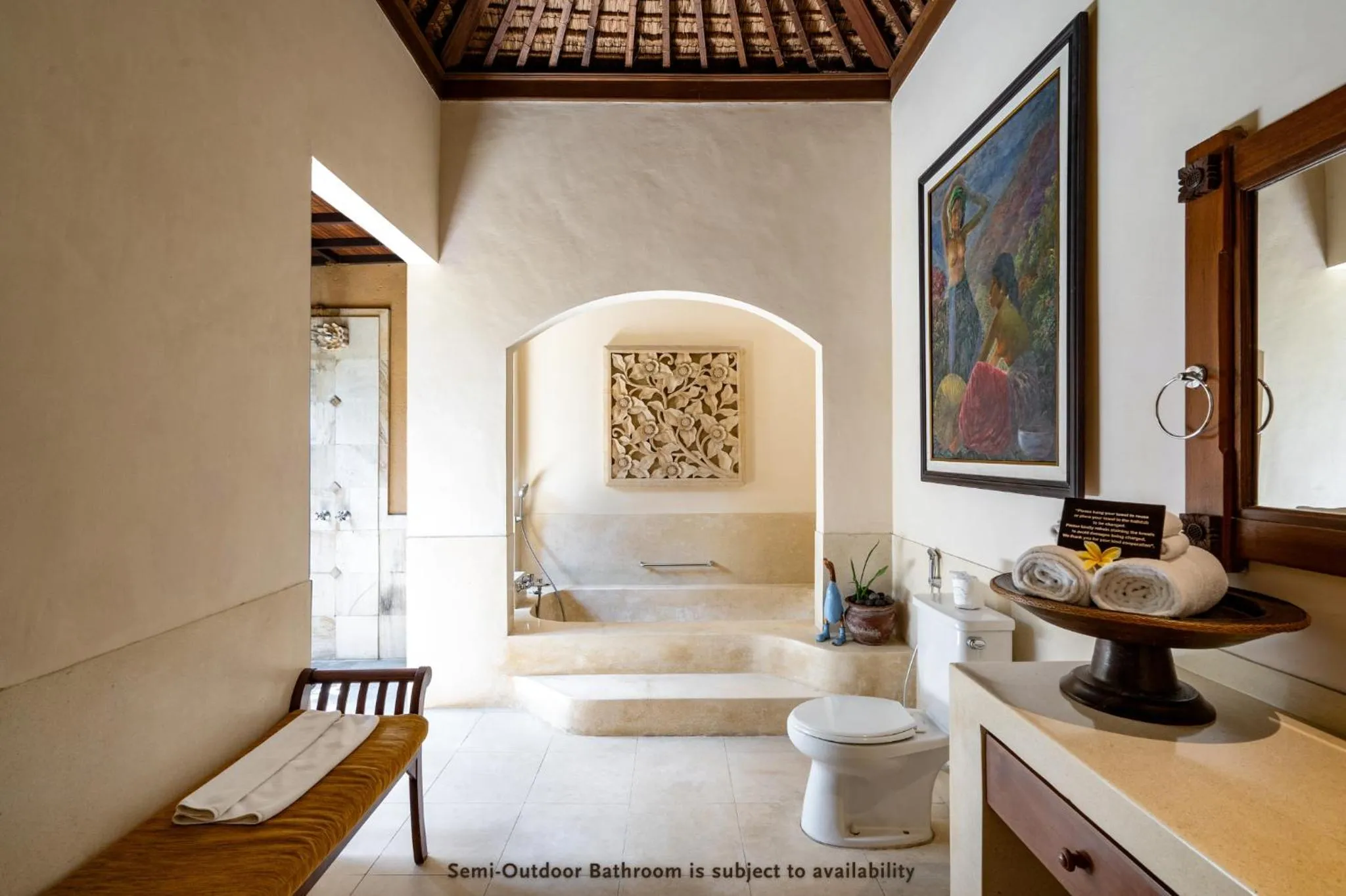 Bathroom, Bed in Svarga Bebek Villas