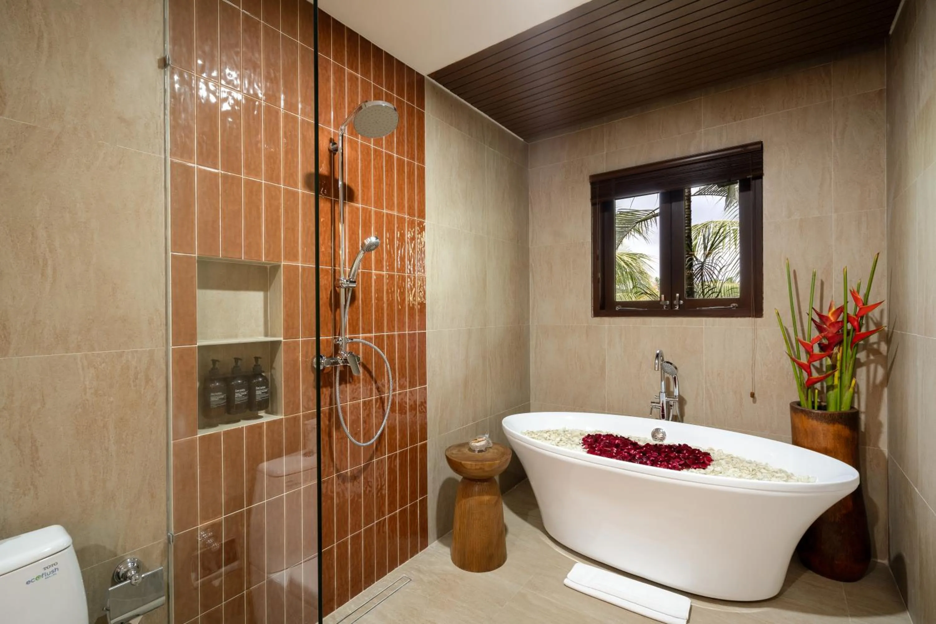 Bathroom in Svarga Bebek Villas