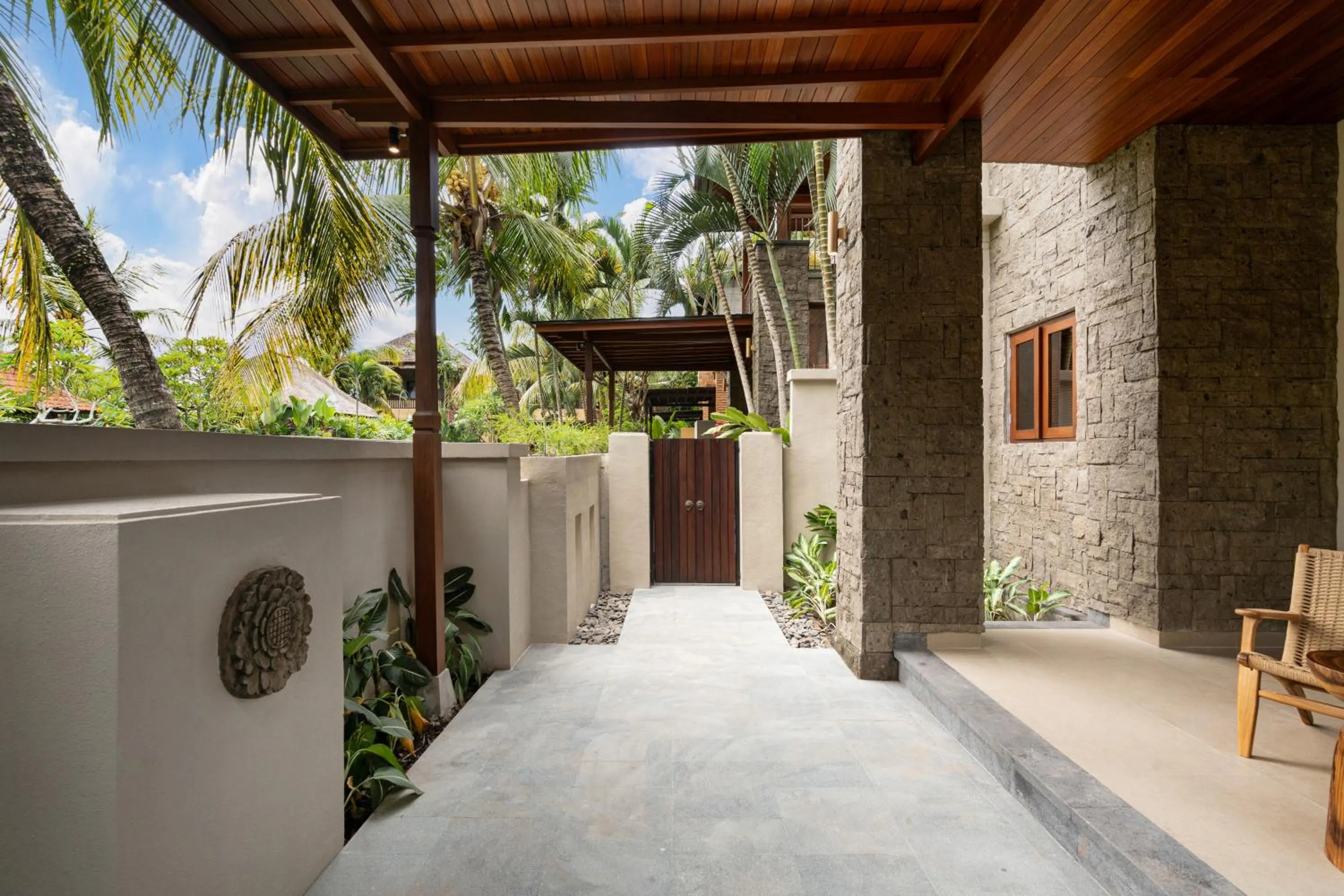 Garden in Svarga Bebek Villas