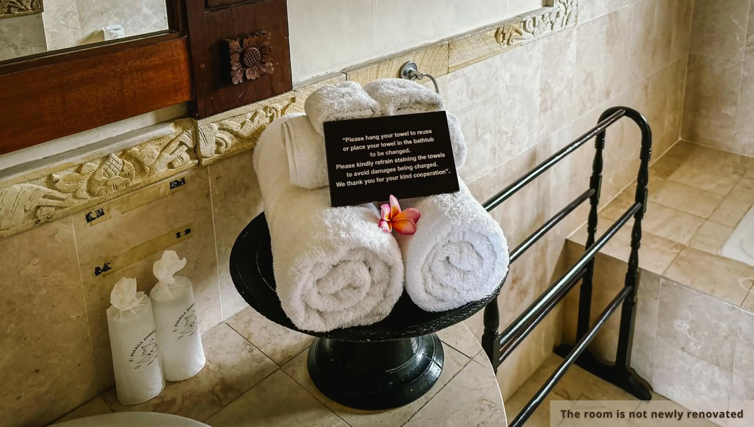 towels in Svarga Bebek Villas