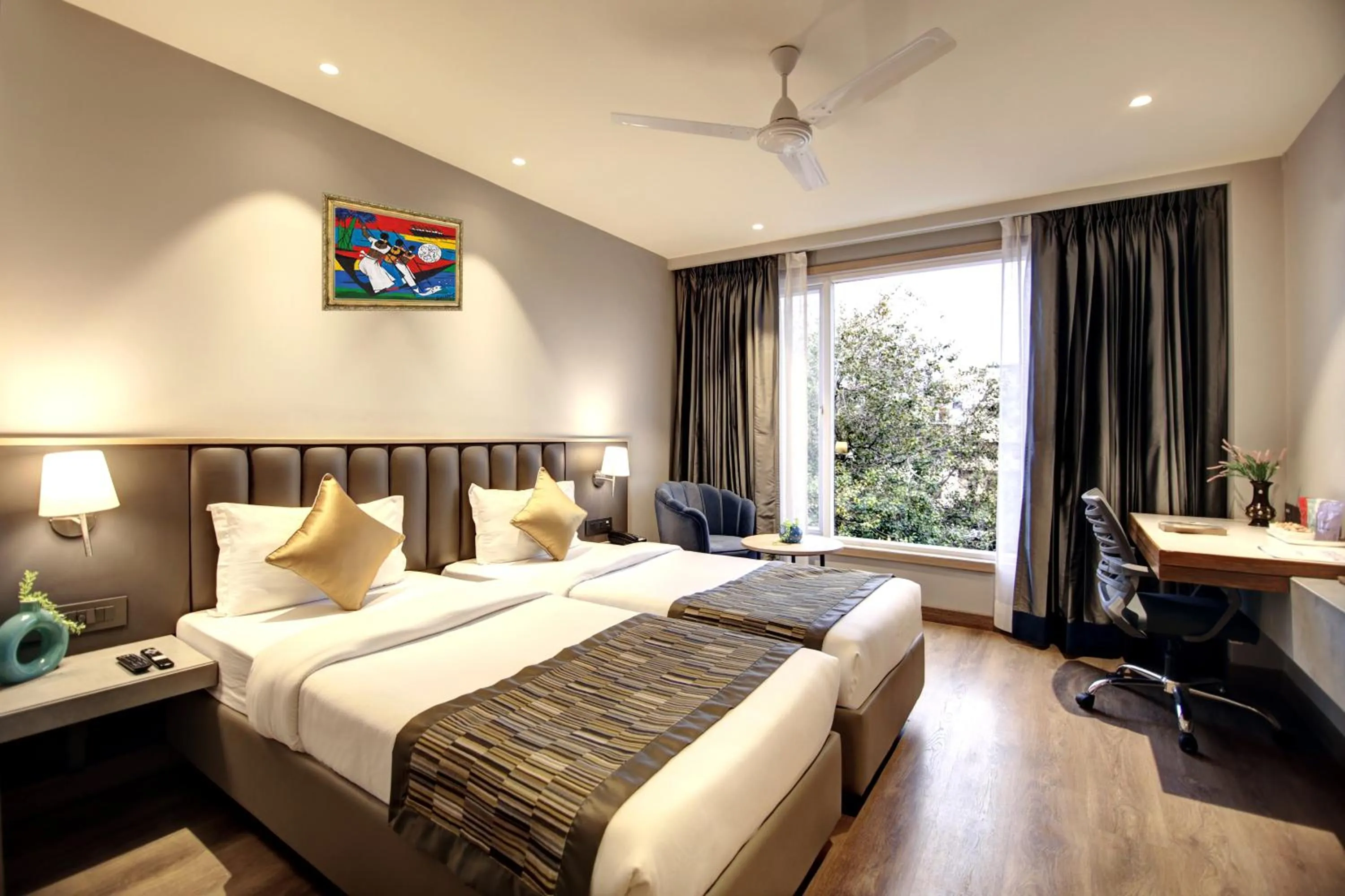 Bed in East Park Inn