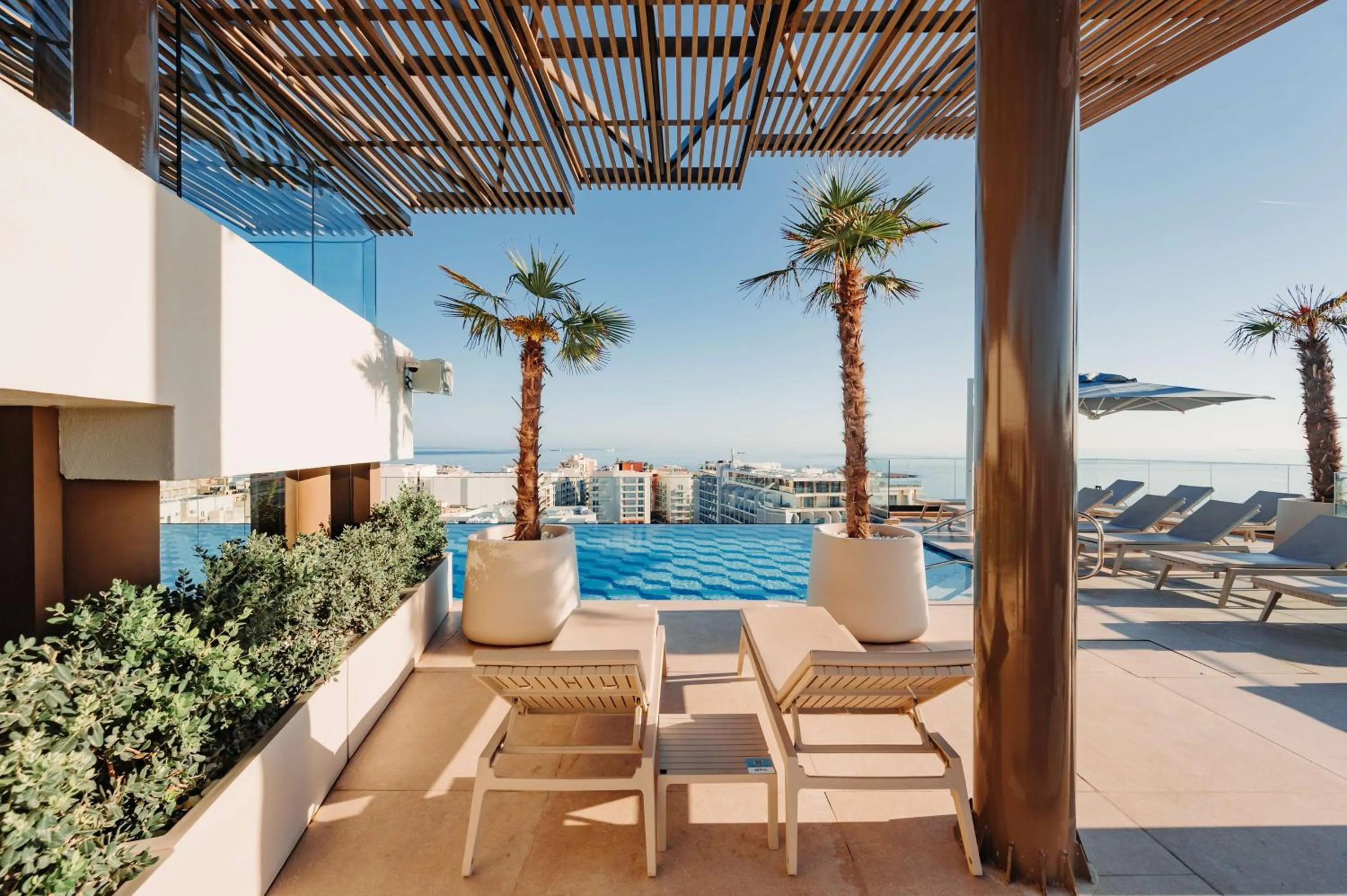 Pool view in Best Western Premier Malta