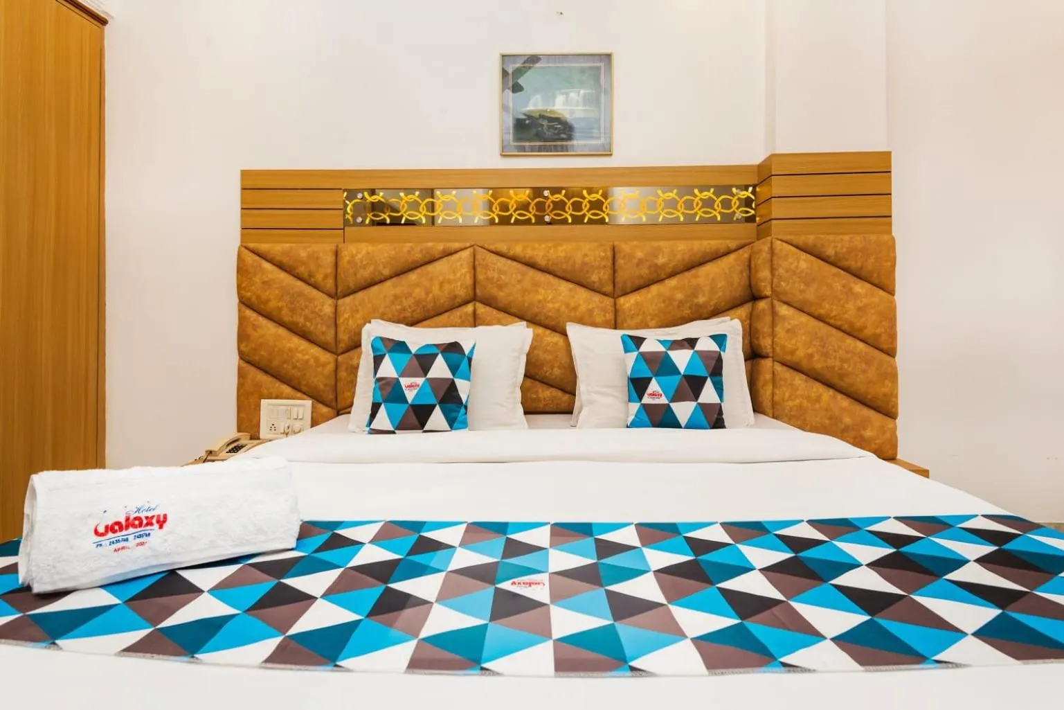 Bed in HOTEL GALAXY SURAT