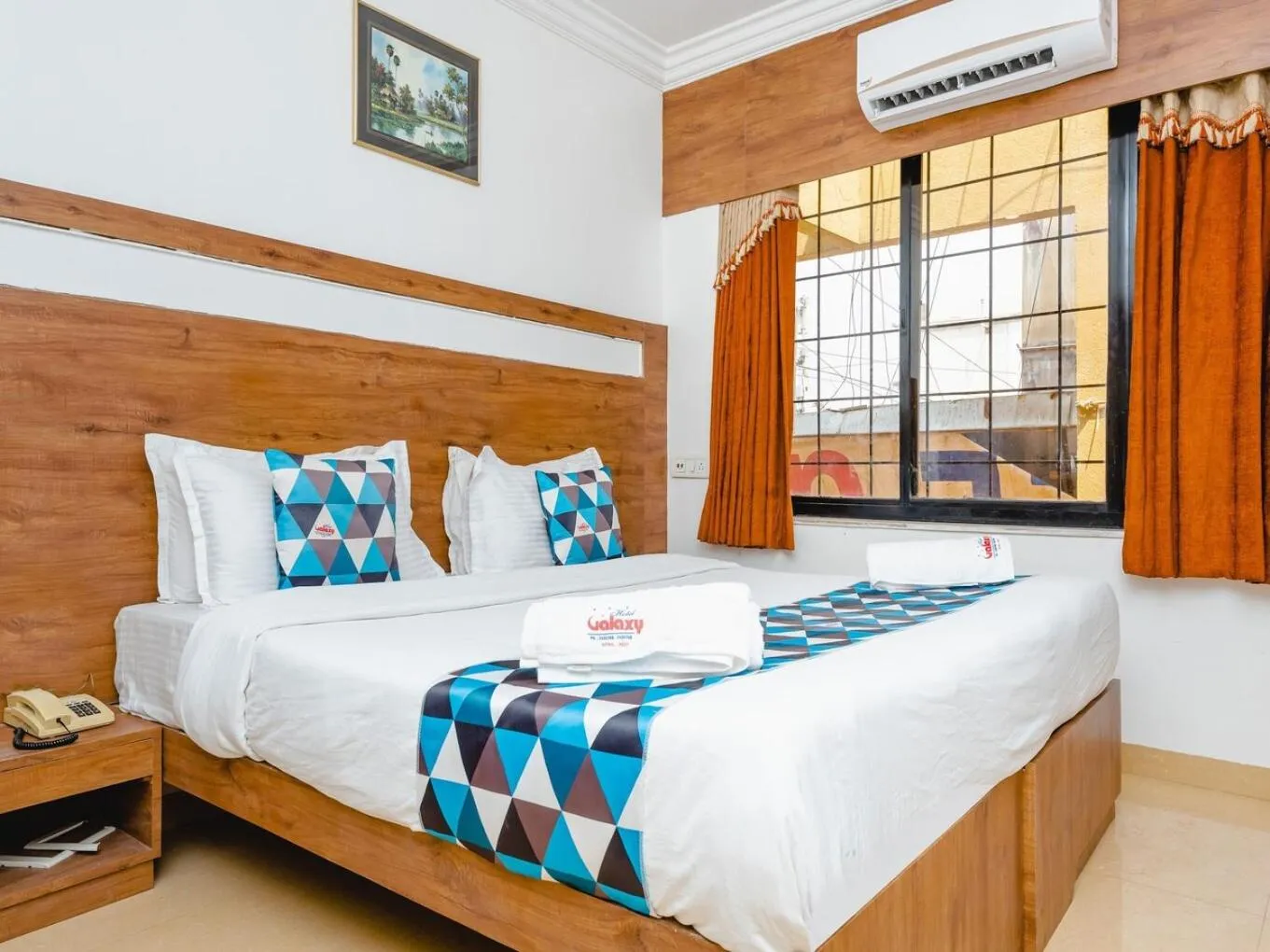 Bed in HOTEL GALAXY SURAT