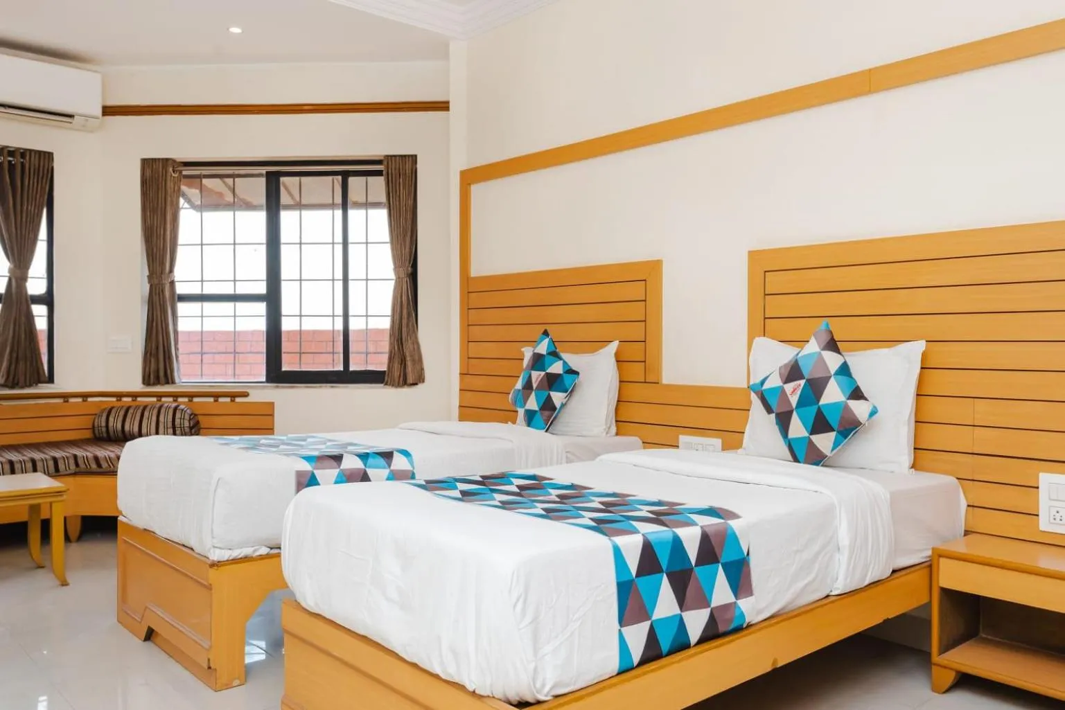 Bed in HOTEL GALAXY SURAT