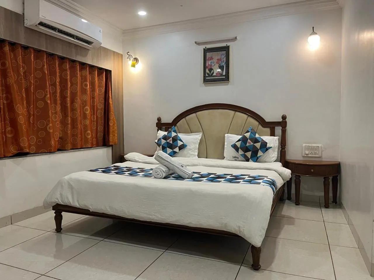 Bed in HOTEL GALAXY SURAT