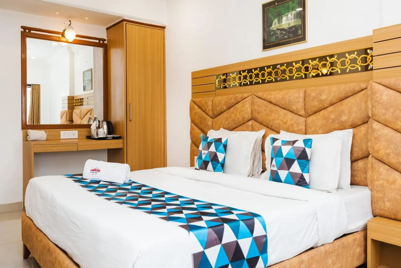 Bed in HOTEL GALAXY SURAT