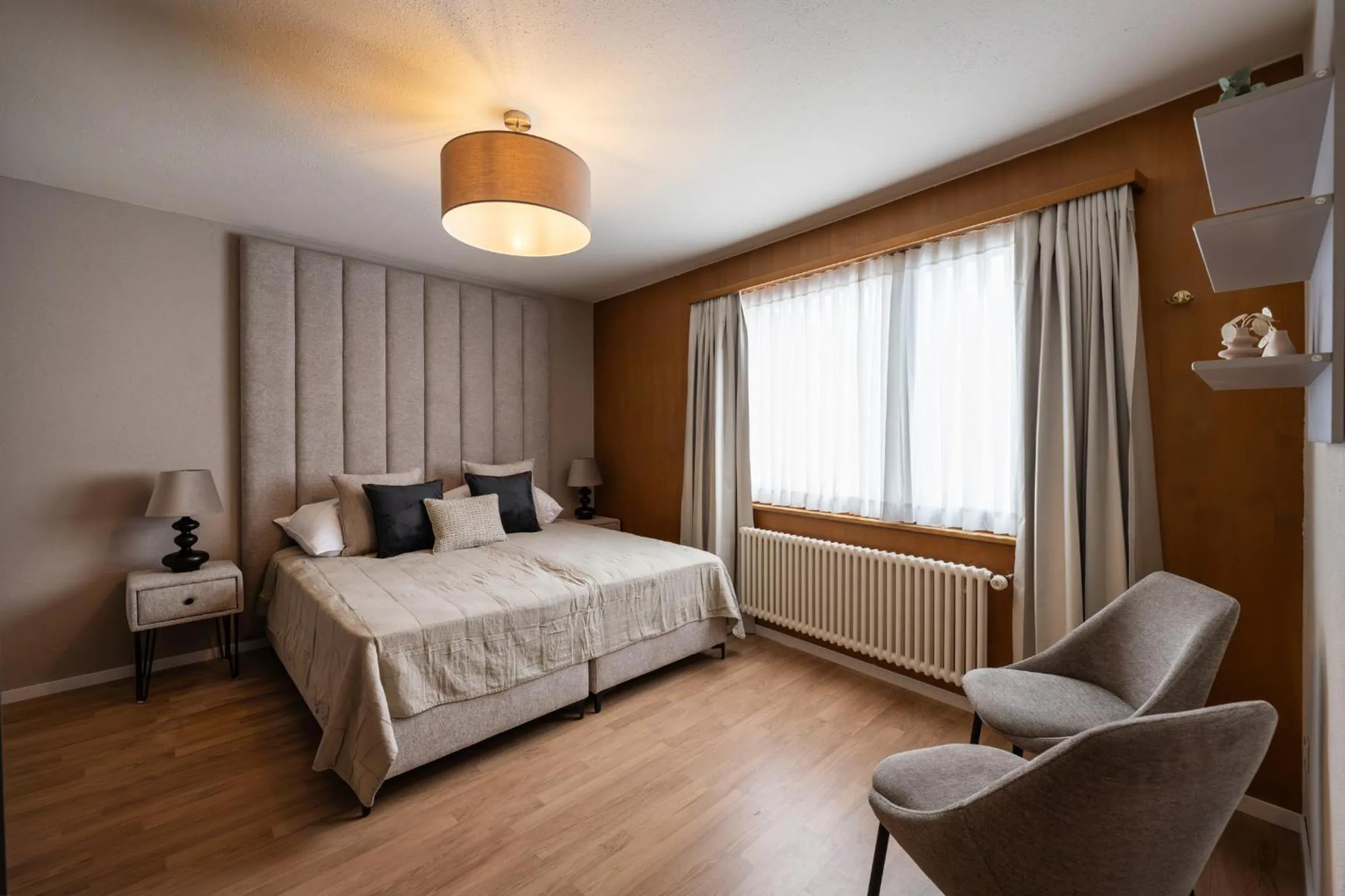 Bed in Chalet Alberti Davos Platz