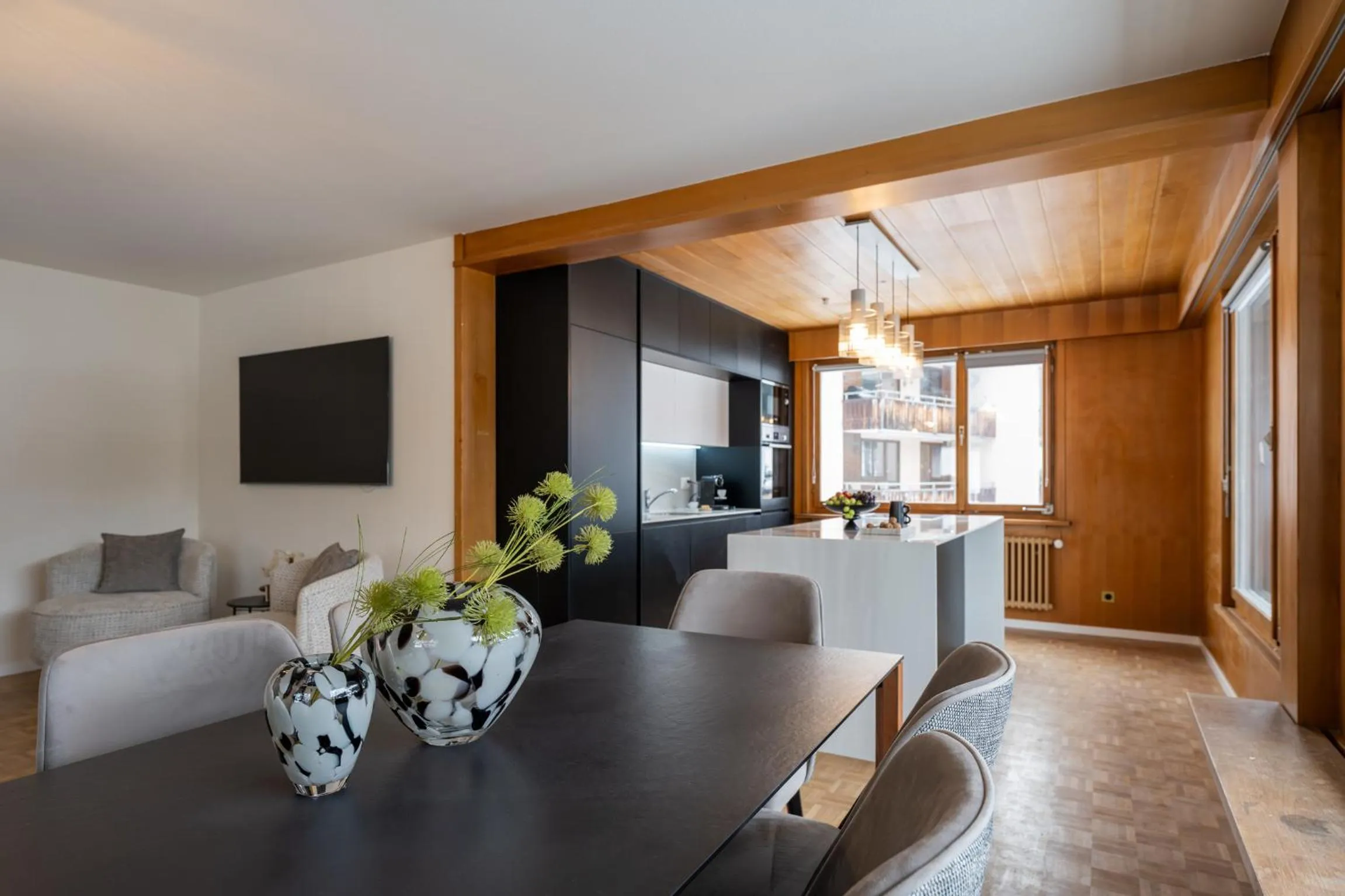 TV and multimedia in Chalet Alberti Davos Platz