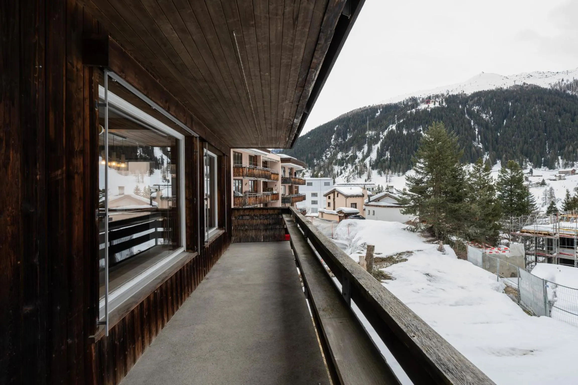 Balcony/Terrace in Chalet Alberti Davos Platz