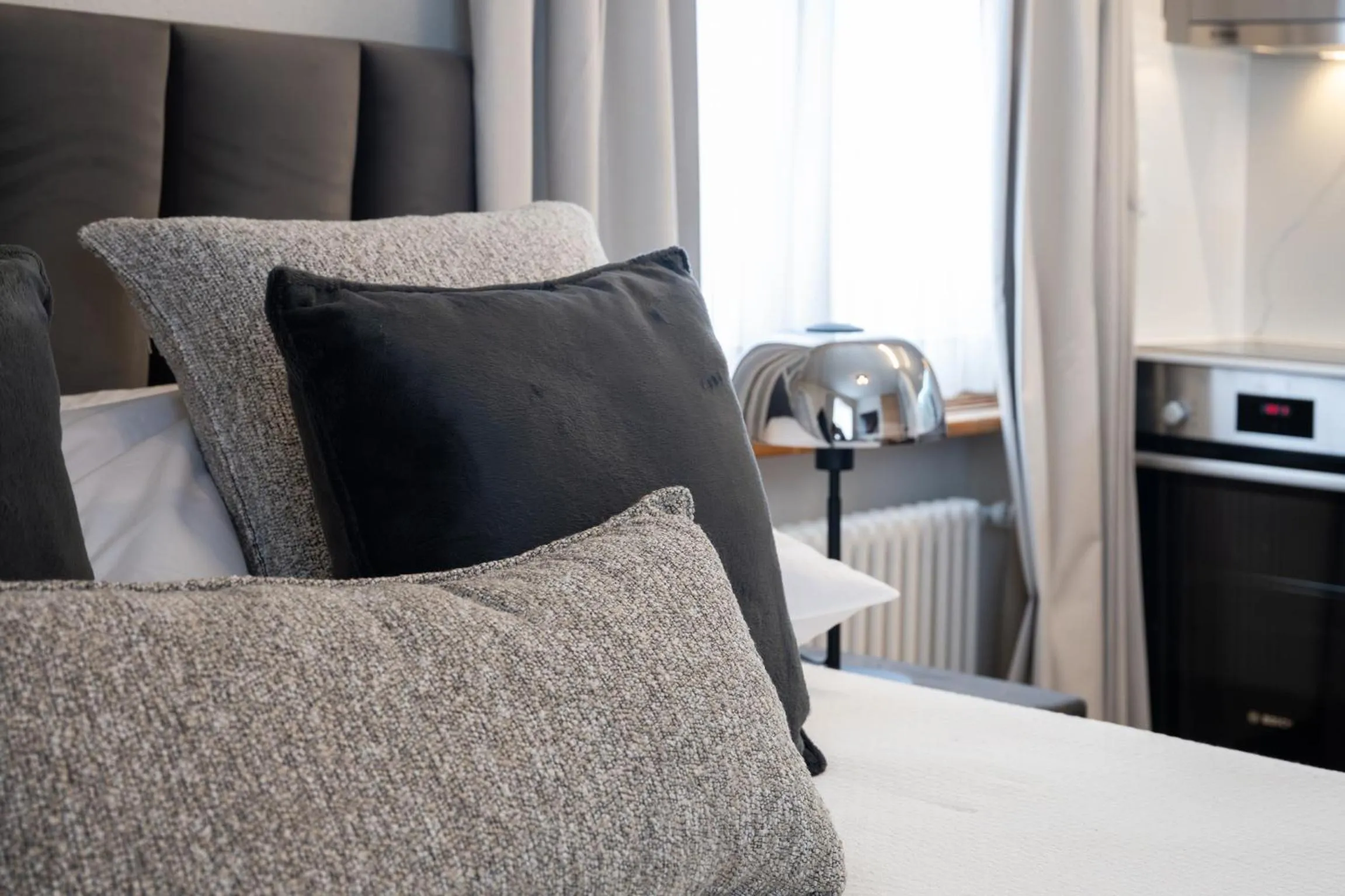 Bed in Chalet Alberti Davos Platz